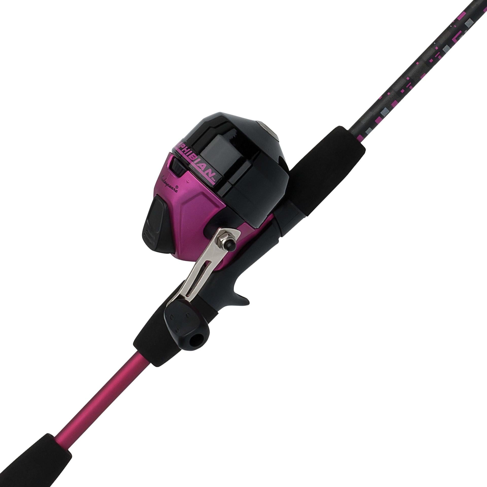 Amphibian® Spincast Fishing Rod and Reel Combo - Lightweight & Durable for Freshwater and Saltwater Fishing - Perfect for Beginners and Experienced Anglers