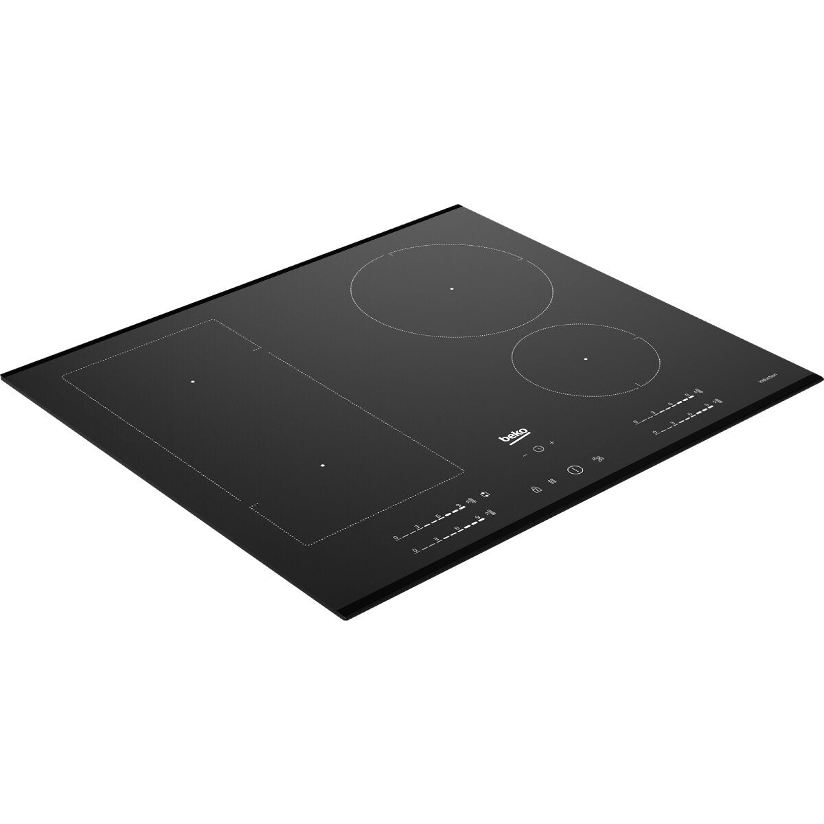 Beko 60cm Induction Cooktop BCT601IGN - European Made, Fast Heating, Energy Efficient | Perfect for Home Kitchen, RV & Small Spaces [Carton Damaged]
