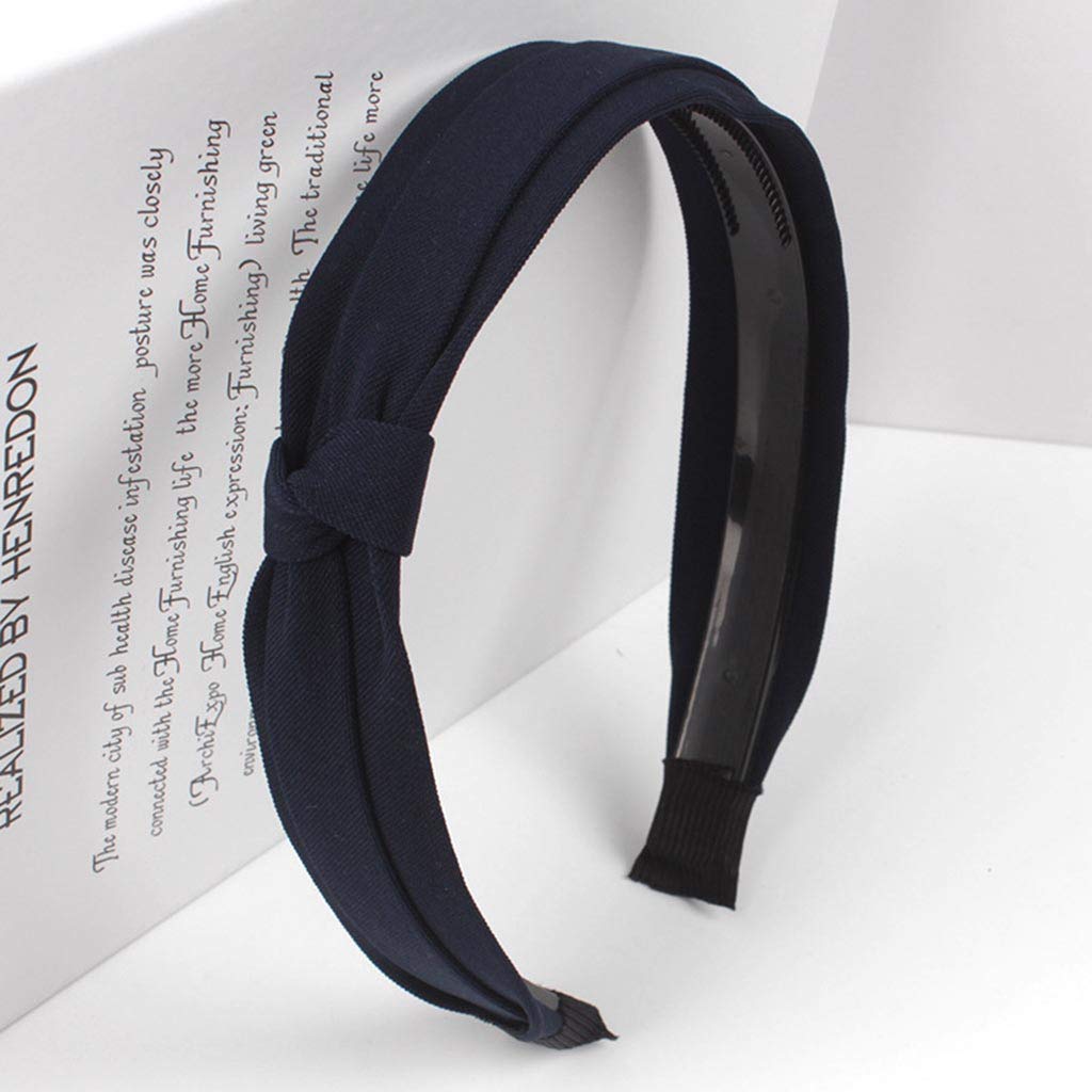 Elegant Velvet Bow Headband for Women - Wide Brim Hair Band with Wave Design, Thick Hair Tie for Girls & Women | Perfect for Weddings, Parties & Everyday Fashion Accessories