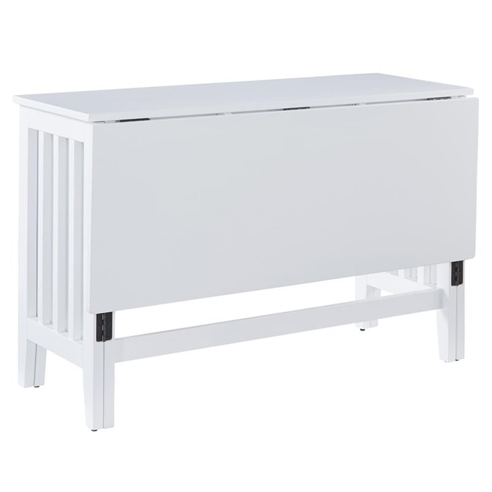 Southport White Drop Leaf Dining Table by Progressive Furniture - Perfect for Small Spaces & Multi-Functional Dining Areas