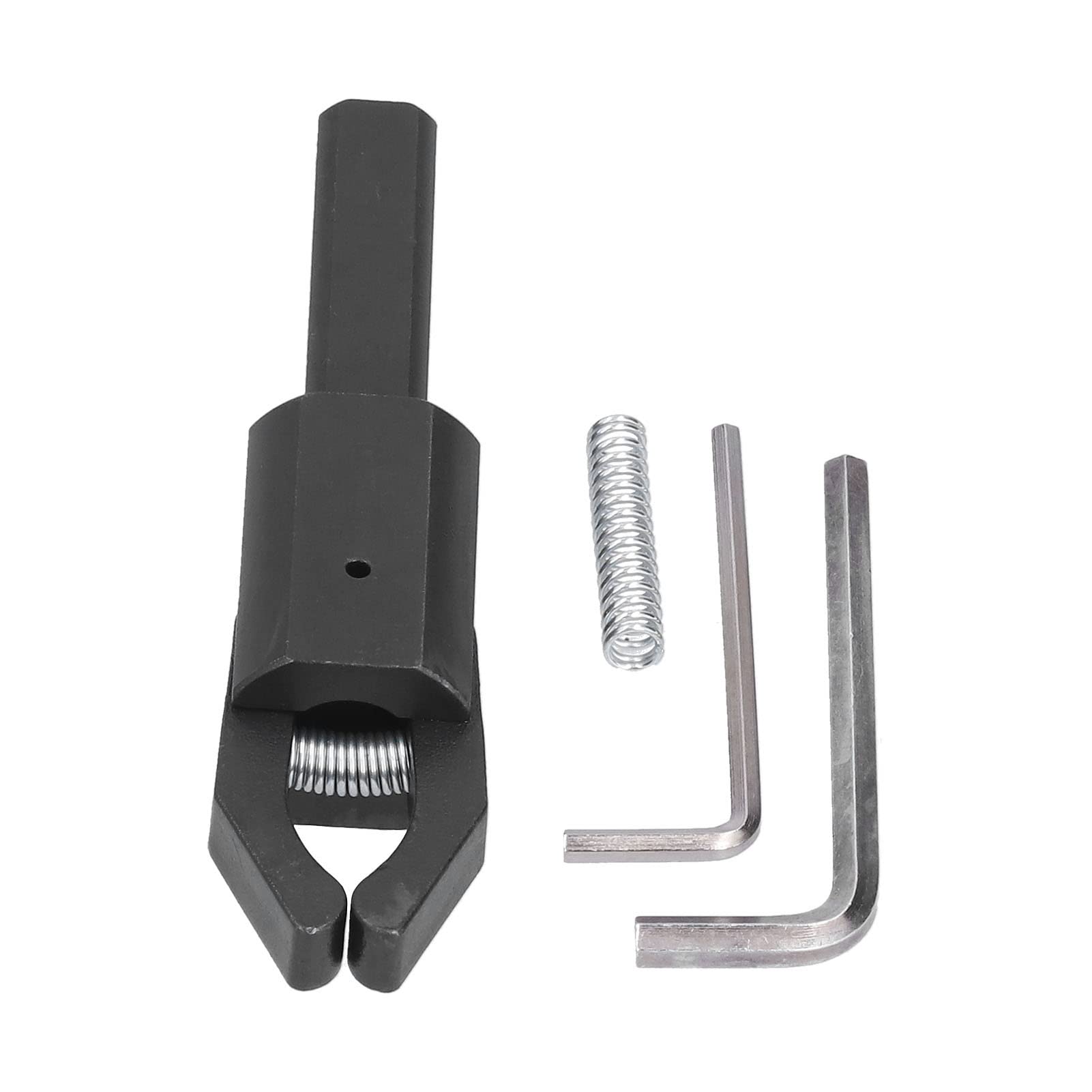 Automatic Spring-Loaded CNC Lathe Bar Puller with Straight Handle & Integrated Jaws (16x16mm) – Ideal for Precision Machining & Metalworking
