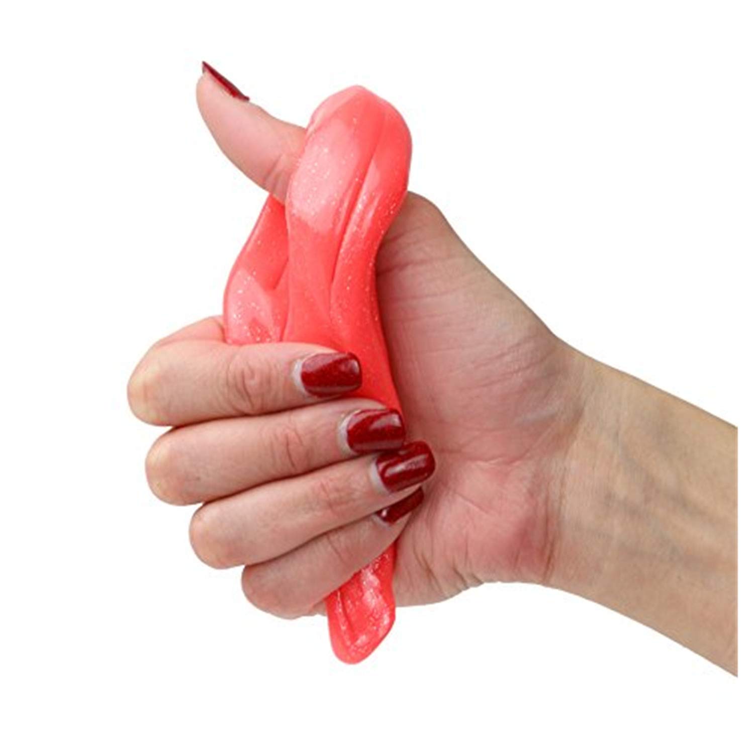 CanDo Sparkle Theraputty - 5 lb Therapeutic Putty for Hand Therapy - Soft Red Resistance Putty for Rehabilitation, Stress Relief & Grip Strength - Ideal for Physical Therapy, Occupational Therapy & Sensory Play