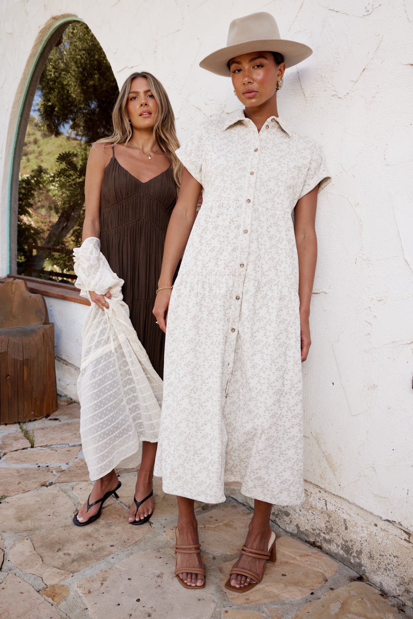 Elegant Lane Collared Maxi Dress for Women | Flowy Long Sleeve Formal Gown | Perfect for Weddings, Parties & Evening Events