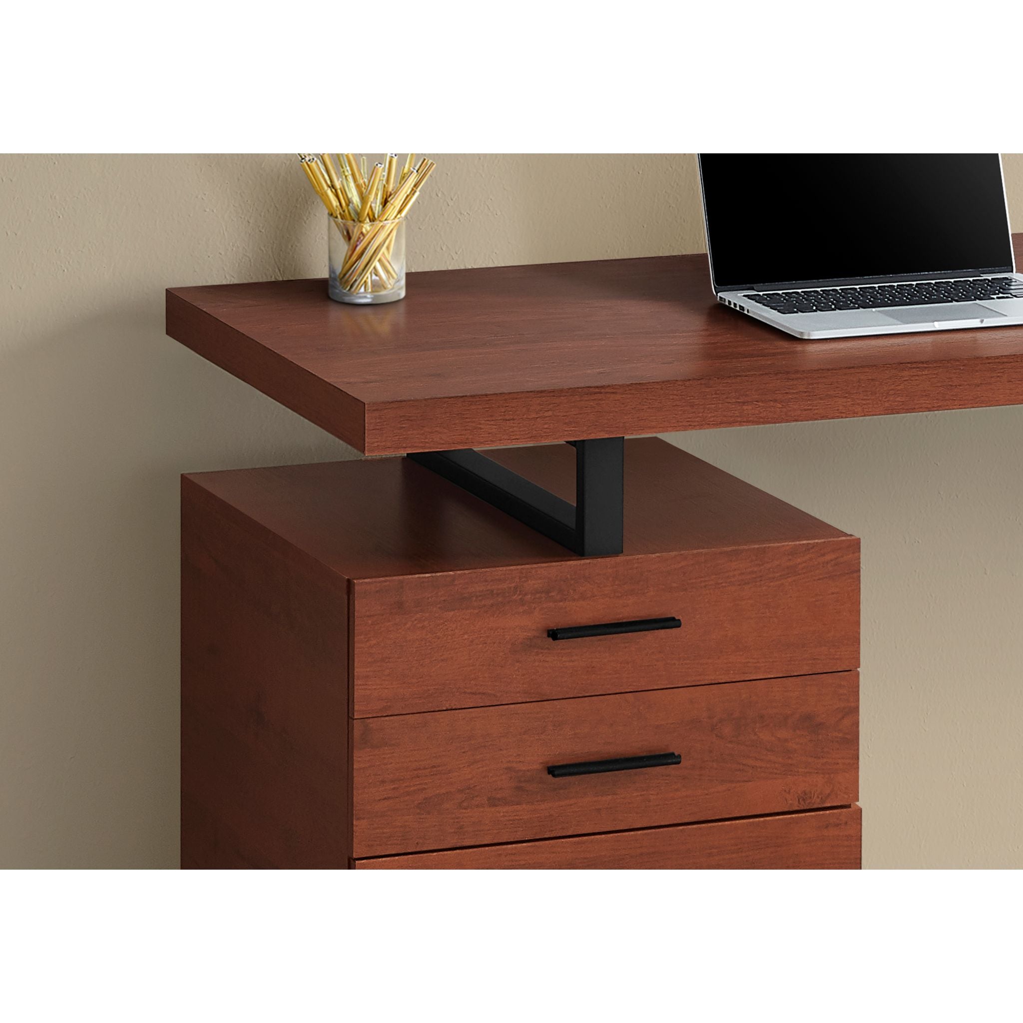 60 Inch Large Computer Desk for Home Office - Modern Writing Workstation with Sturdy Frame - Perfect for Remote Work, Gaming & Study