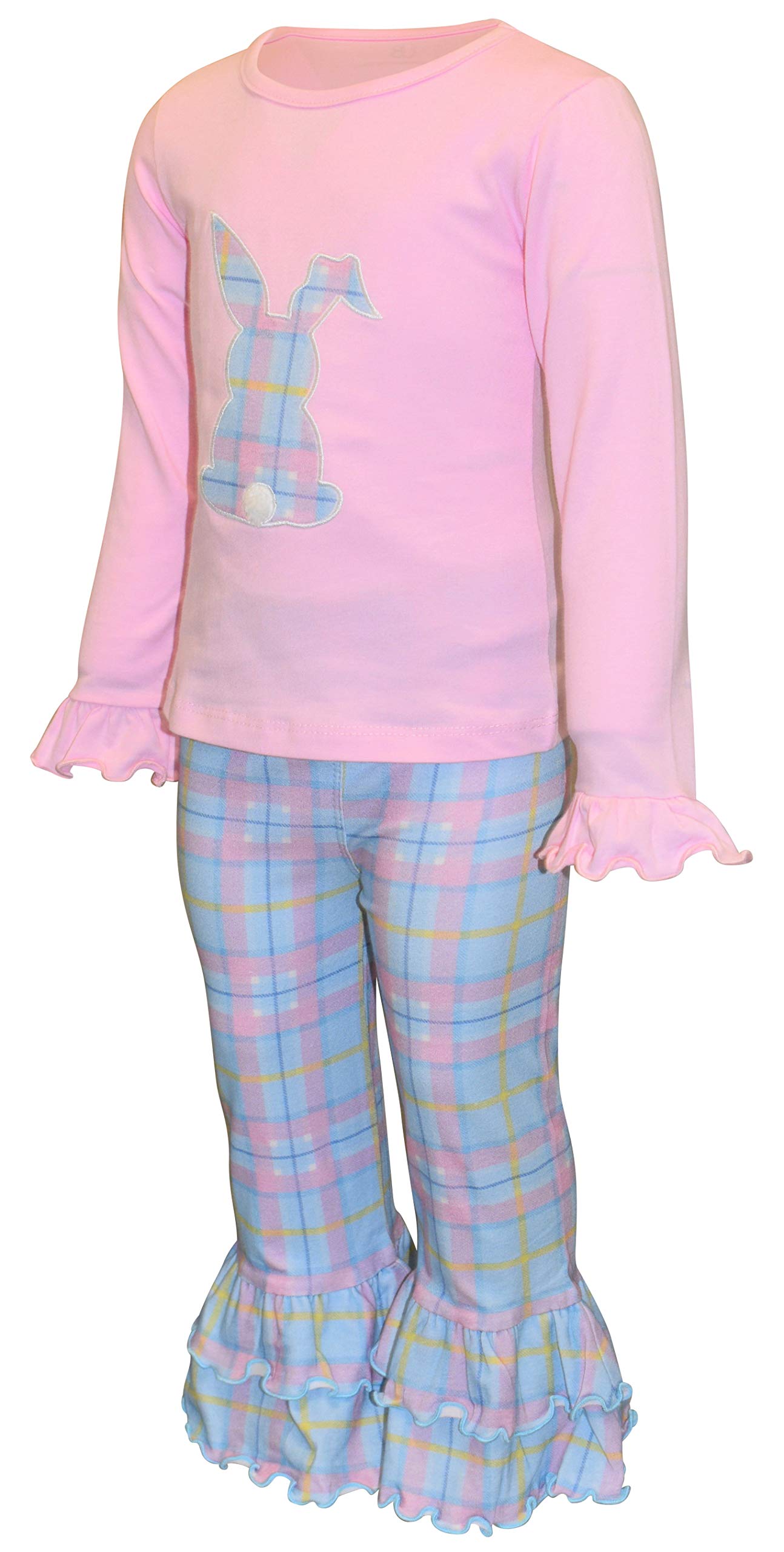 Unique 2-Piece Baby Girl Outfit - Ruffle Leggings & Long Sleeve Shirt Set for Toddlers | Playtime & Photo Shoots