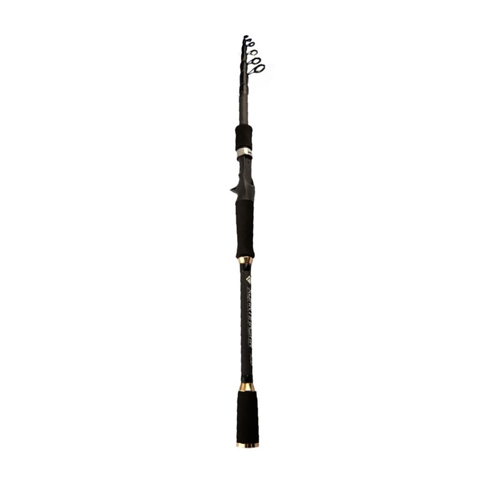 TOMYEUS Carbon Fiber Telescopic Fishing Rod 1.8m-3.0m M Power Portable Spinning Rod for Freshwater & Saltwater Fishing - Lightweight Travel Fishing Pole for Casting, Shore & Boat Fishing (Green, 2.7m)