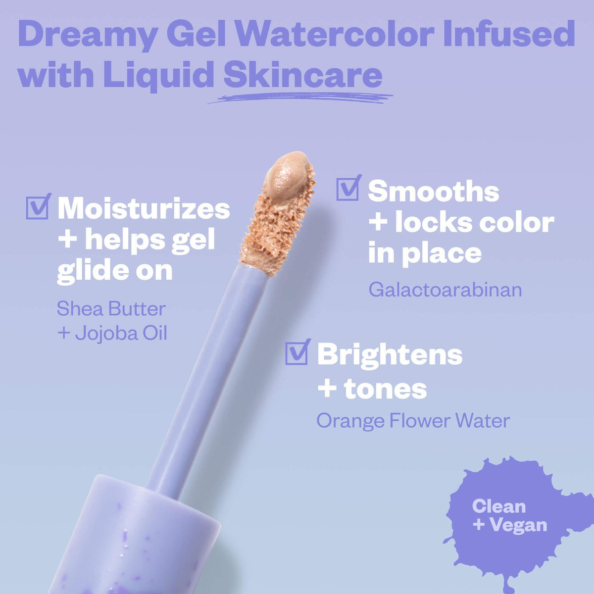 10 Second Quick-Dry Watercolor Eyeshadow Gel - Long Lasting & Smudge Proof Eye Makeup for Everyday Wear & Special Occasions