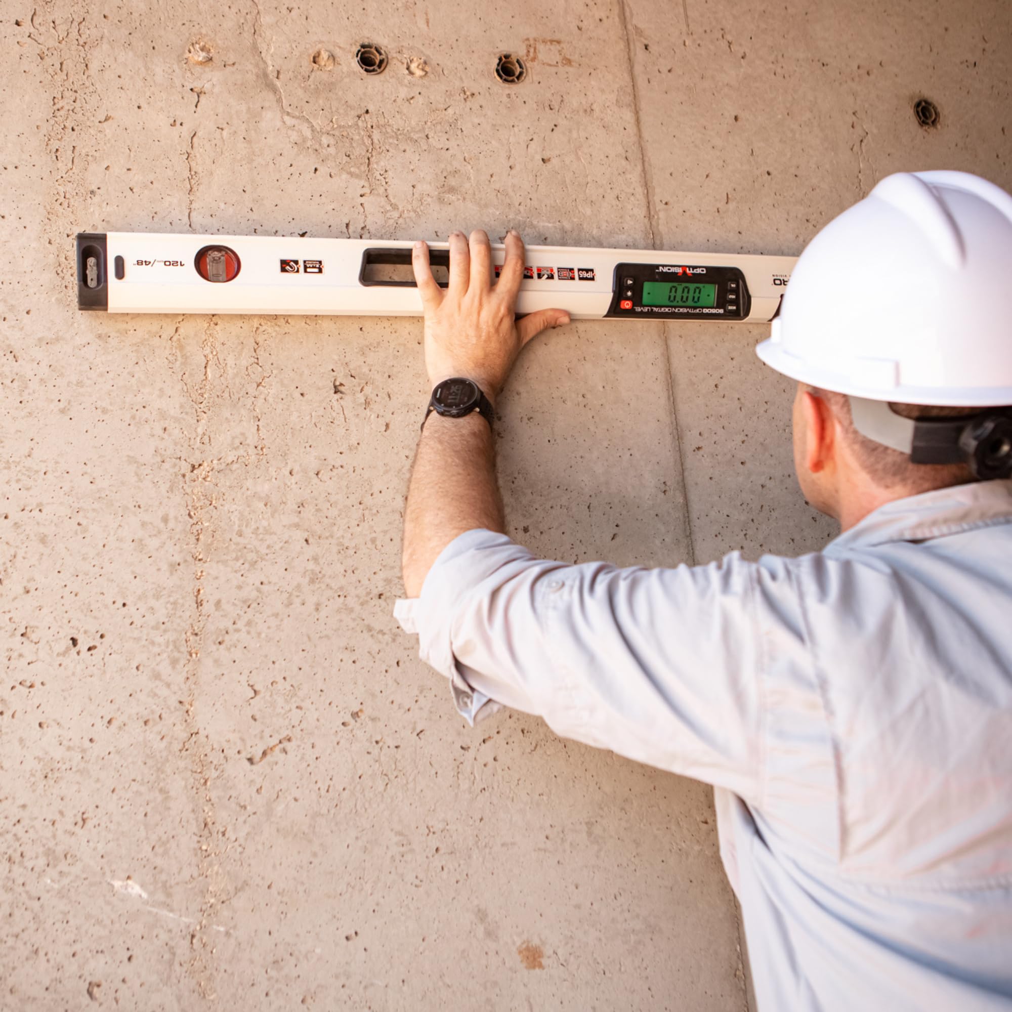 Kapro 905 Digital Condor Magnetic Digital Level IP65 with OPTIVISION - Visual & Audible Slope Indicator, False Zero Mode, Large Display, 180° Invertible Readout (72 Inch) - Perfect for Construction, Woodworking, and DIY Projects