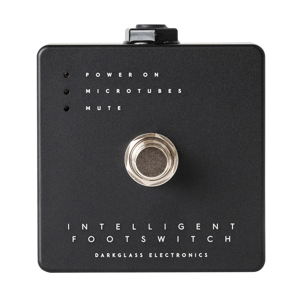 Darkglass Intelligent Footswitch for Microtubes & Alpha Omega Bass Amplifiers - Black | Premium Guitar Pedal Switch for Live Performances & Studio Recording
