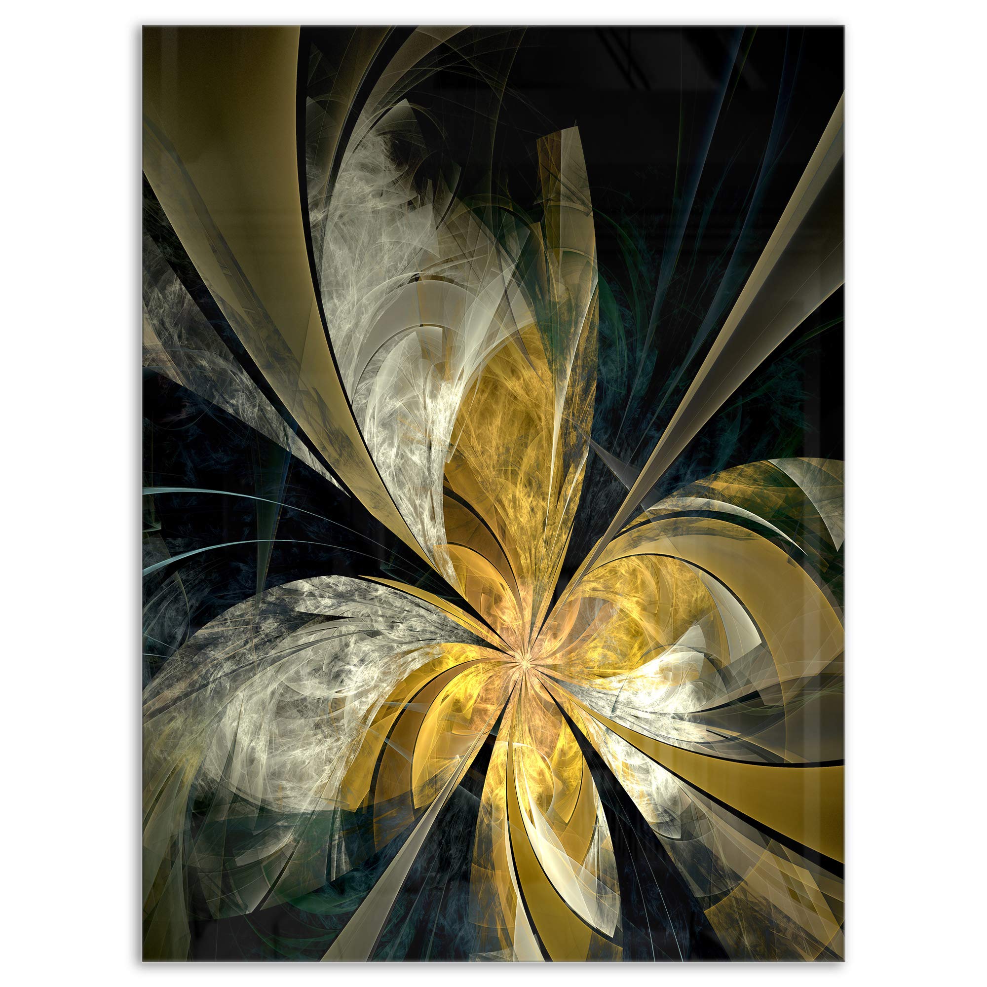 DesignArt Garden Near The House - Landscape Metal Wall Art Decor for Outdoor & Indoor Use - Perfect for Patio, Living Room, Bedroom, and Office Spaces