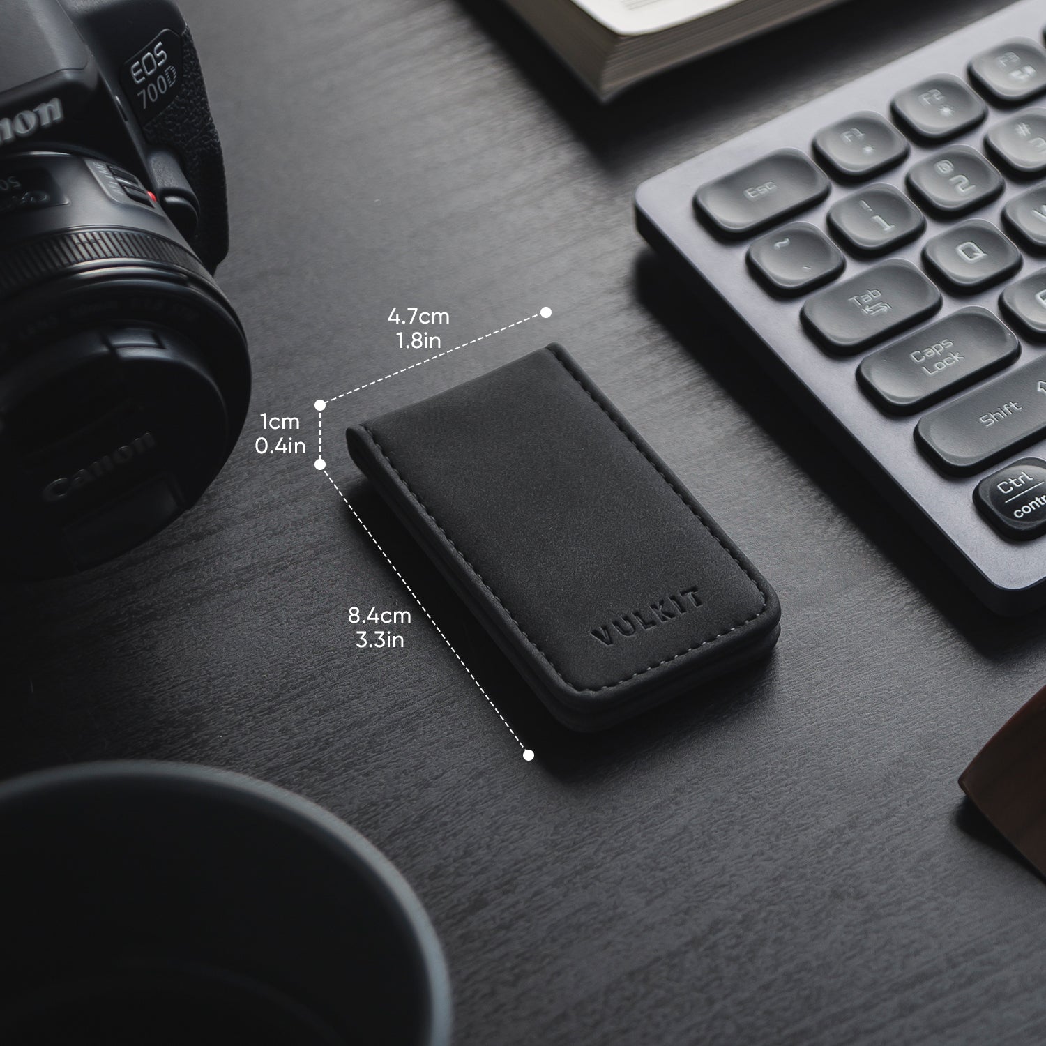 Premium VMC101 Magnetic Money Clip Wallet - Holds Up to 15 Bills Securely | Slim RFID Blocking Metal Card Holder for Men | Perfect for Travel, Business & Everyday Cash Organization