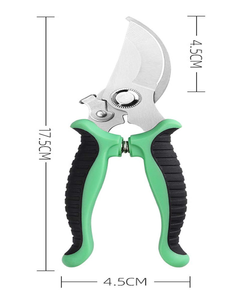 Professional Stainless Steel Gardening Pruning Shears - Lightweight Hand Pruner for Smooth Clean Cuts on Flowers, Plants & Light Branches | Perfect for Home Gardeners, Florists & Landscaping Enthusiasts | Ideal for Trimming, Pruning & Shaping Plants in Your Backyard or Greenhouse