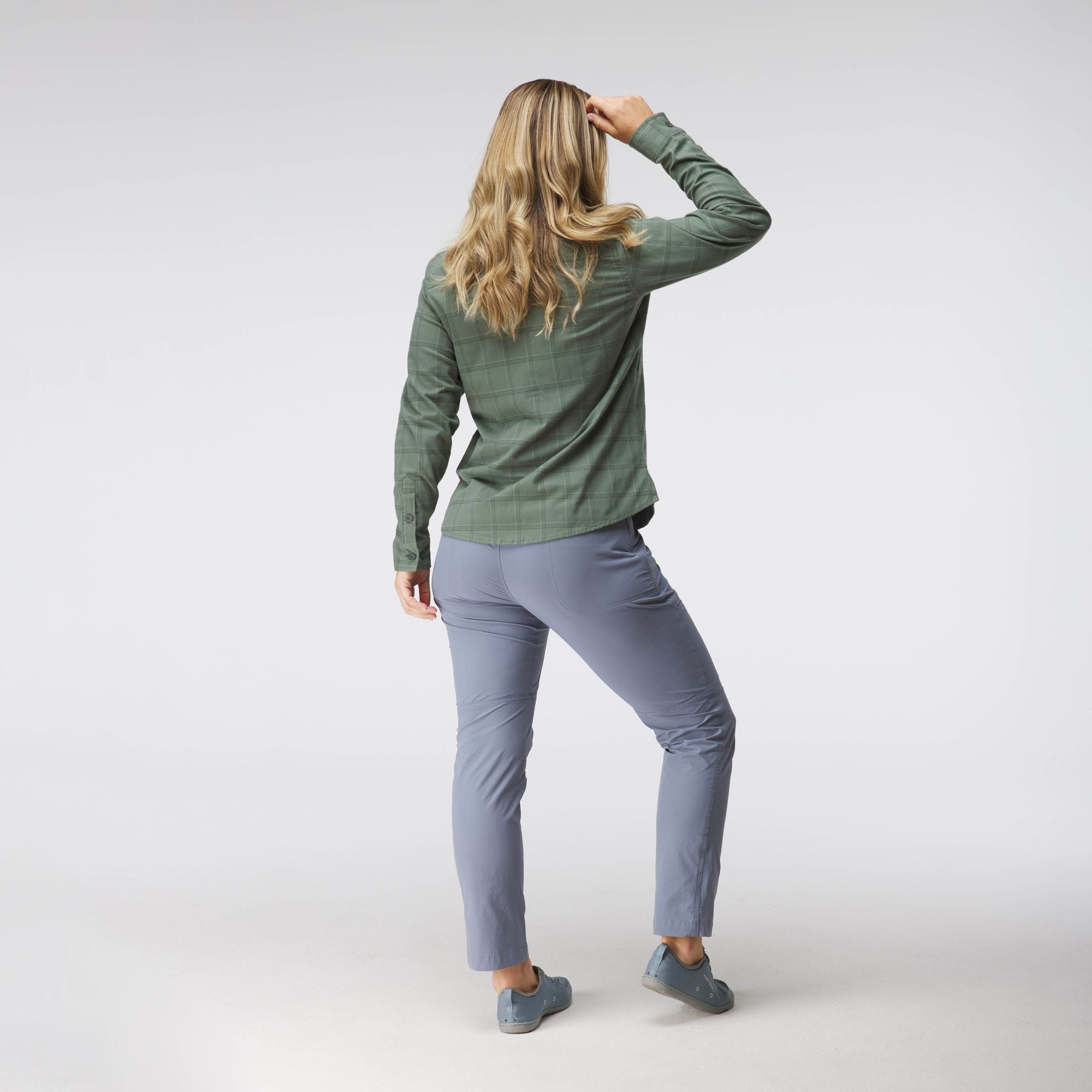 Women's Campfire Flannel Shirt - Soft & Cozy Plaid Button-Up for Outdoor Adventures, Camping & Fall Fashion