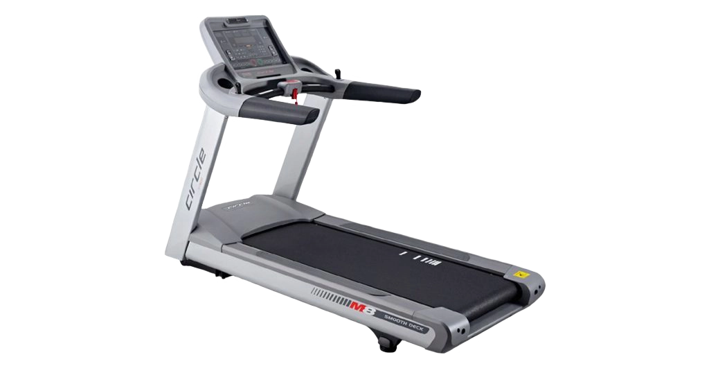 Circle Fitness M8 Treadmill - Foldable Electric Running Machine for Home Gym, 300 lbs Capacity, 12 Preset Programs - Perfect for Cardio Workouts & Small Spaces