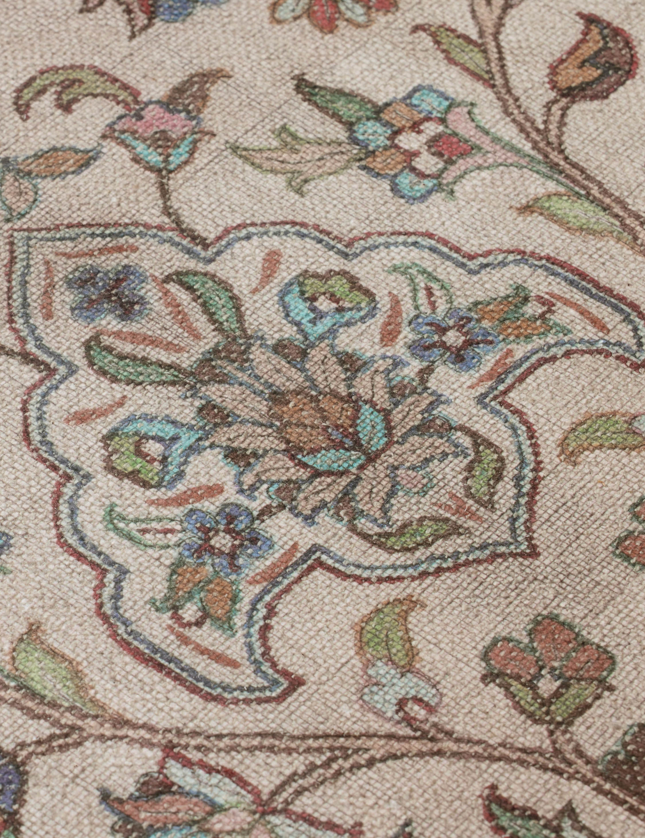 Amaryllis Textile Wall Art - Handwoven Floral Tapestry for Home Decor, Living Room & Bedroom Wall Hanging