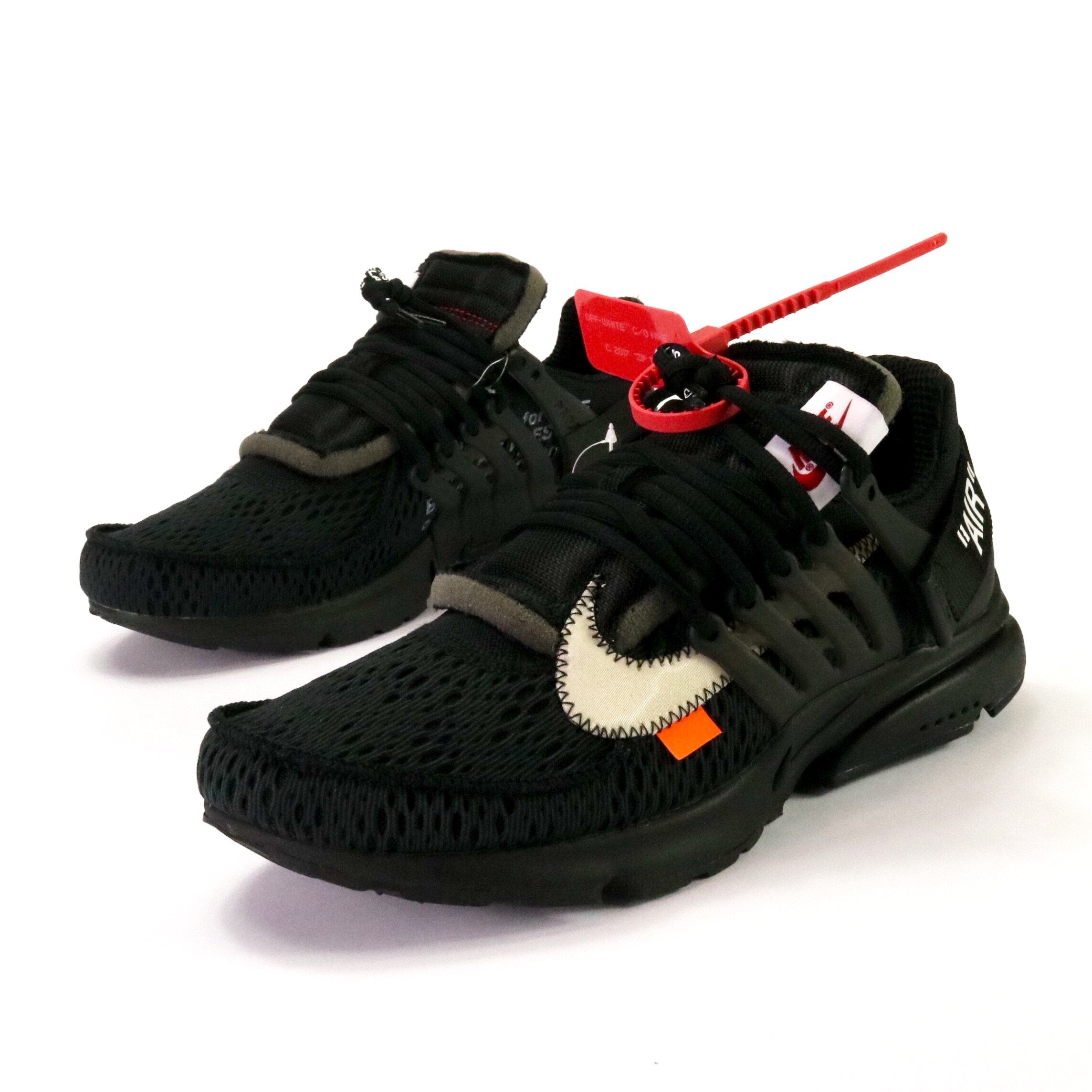 OFF WHITE x Nike Air Presto Sneakers - Black & White Colorway | Limited Edition Collaboration | Perfect for Streetwear & Casual Outfits