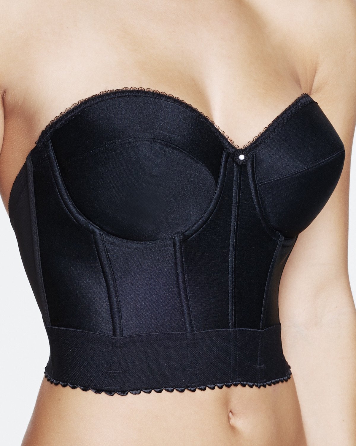 Noemi Strapless Balconet Wedding Corset Bra - Perfect for Bridal Gowns, Boudoir Photography & Special Occasions
