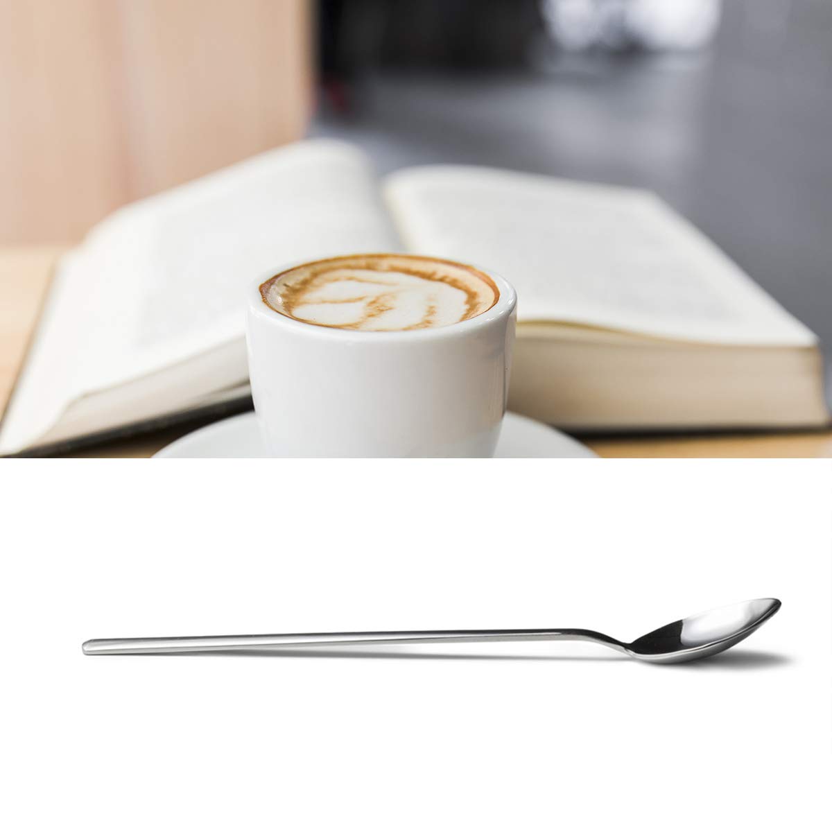 Funny Souper Mom Engraved Stainless Steel Spoon - Best Unique Gift for Tea & Coffee Loving Women - Perfect Mother's Day, Birthday & Christmas Present from Daughter, Son or Husband - Great for Kitchen, Coffee Breaks & Special Occasions