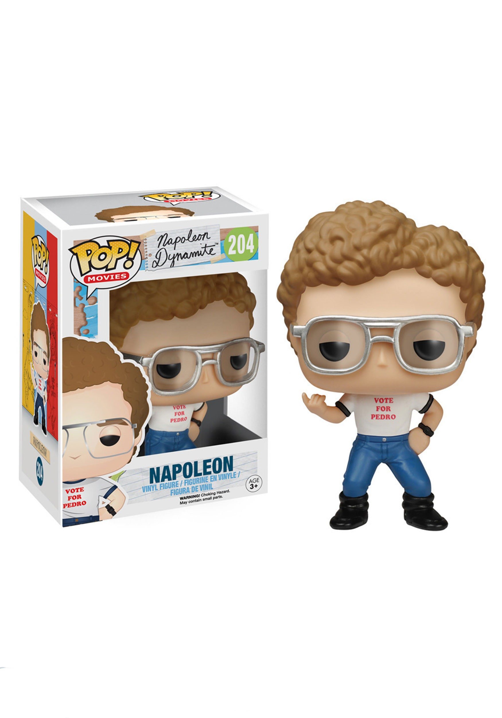 Funko POP Movies: Napoleon Dynamite Collectible Vinyl Figure - Napoleon Dynamite Action Figure for Movie Fans & Pop Culture Collectors - Perfect for Display, Gifts, and Home Decor