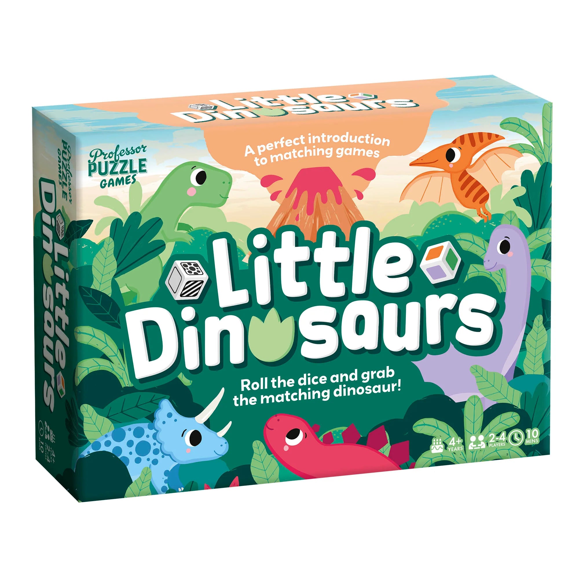 Dinosaur Board Game for Kids - Fun Educational Family Game for Birthday Parties & Indoor Play