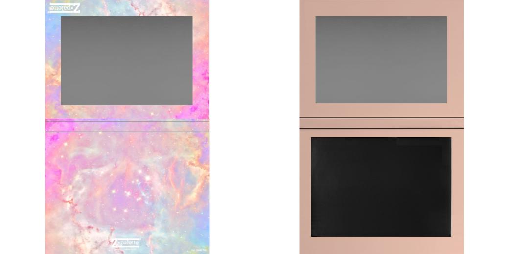 Custom Extra Large Z Palette - Magnetic Makeup Palette for Eyeshadows & Blush - Perfect for Travel & Professional Makeup Artists