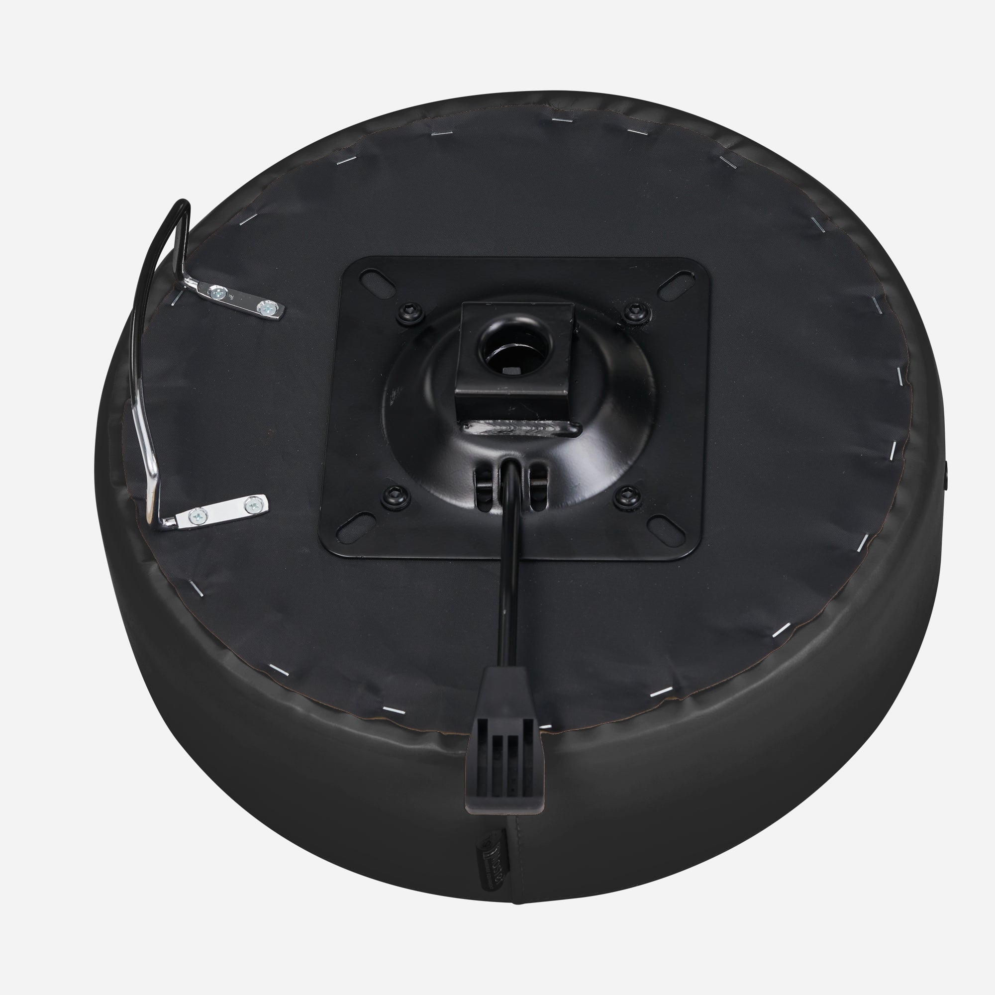 Ergonomic Hydraulic Massage Stool - Adjustable Rolling Swivel Stool for Barber, Dental, Therapist, Tattoo & Beauty Salon Use | Black | Perfect for Clinics, Spas, Facials, Lash Extensions & Home Office Comfort