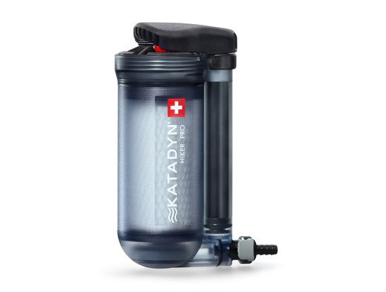 Katadyn Hiker Pro Water Filter - Portable Microfilter for Hiking, Camping & Travel - Removes Bacteria & Protozoa - Perfect for Backpacking, Emergency Preparedness & Outdoor Adventures