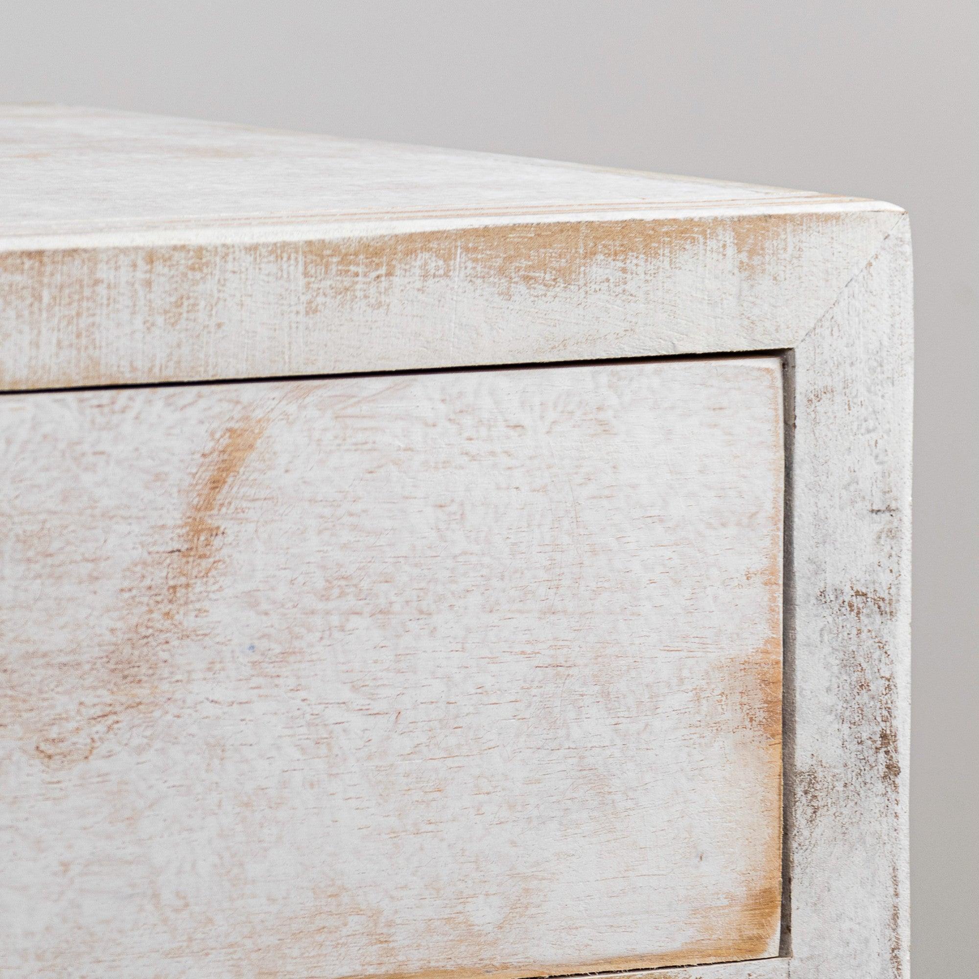 Modern White Solid Wood Nightstand with 1 Drawer - Classic Bedside Table for Bedroom, Living Room & Office - Stylish Storage & Decor
