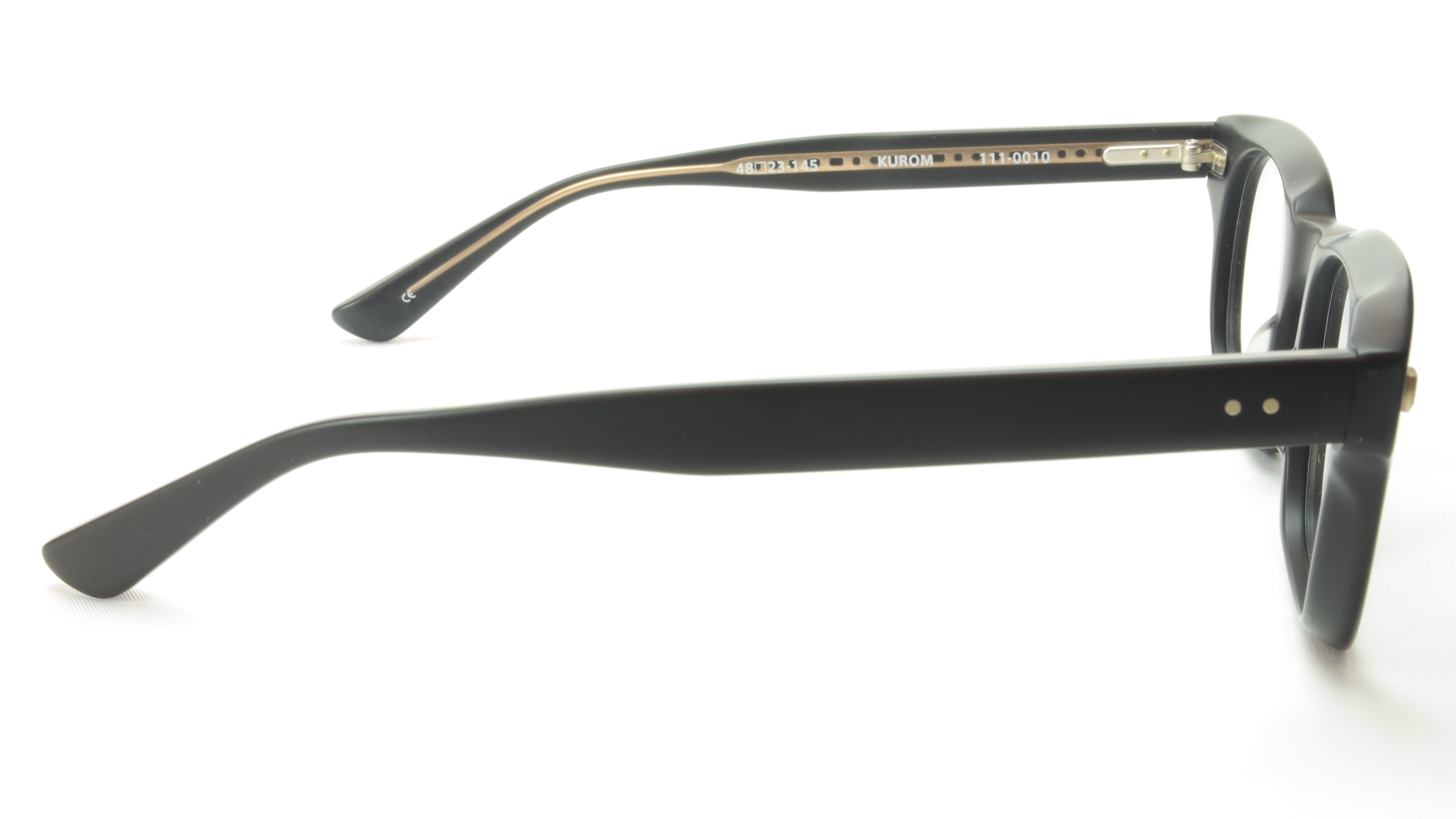 Tokyo KUROM 111 0010 Eyeglasses Frame - Matte Black (48-23-145) | Japanese Crafted Eyewear for Men & Women | Perfect for Office, Reading & Fashion Accessories