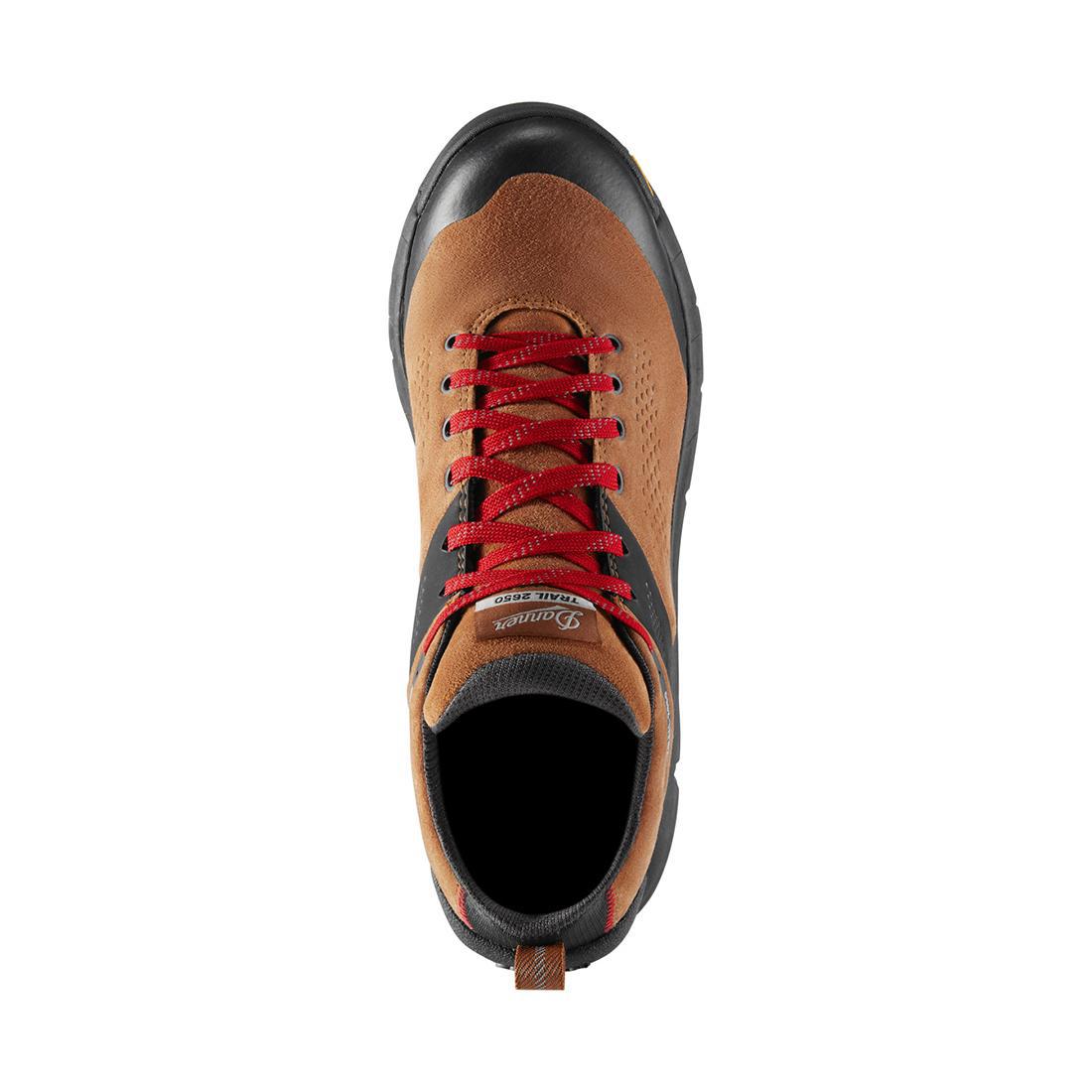 **Trail 2650 Suede GTX Hiking Shoes for Men - Waterproof Brown/Red - Perfect for Outdoor Adventures & Mountain Trekking**