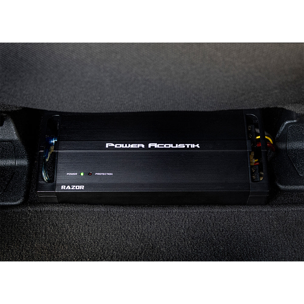 Power Acoustik RZ4 1200D 4-Channel RAZOR Series Car Amplifier - High Power Audio for Car Stereo, Truck & SUV Sound Systems | Perfect for Bass Boost & Clear Sound on Road Trips