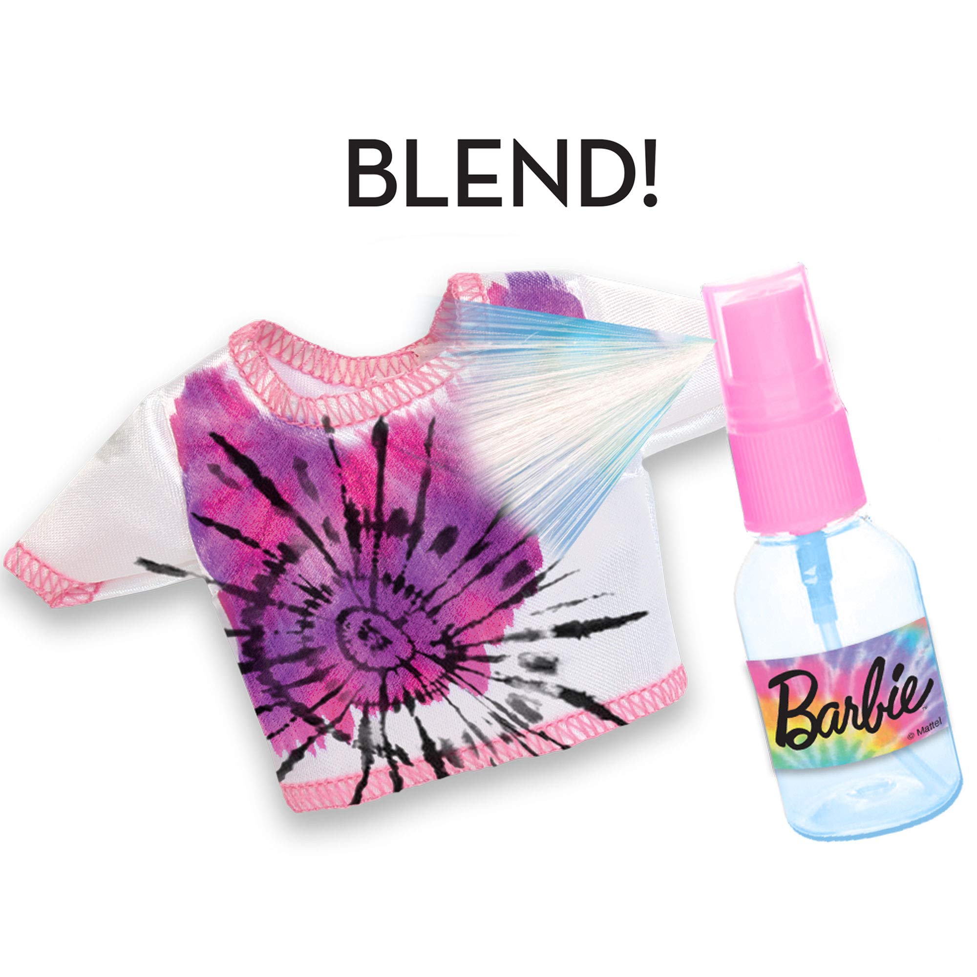 Barbie Tie-Dye Fashion Designer Kit - DIY Creative Activity Set for Girls | Make Custom Tie-Dye Clothes & Accessories | Perfect for Birthday Gifts, Playdates & Fashion Design Fun