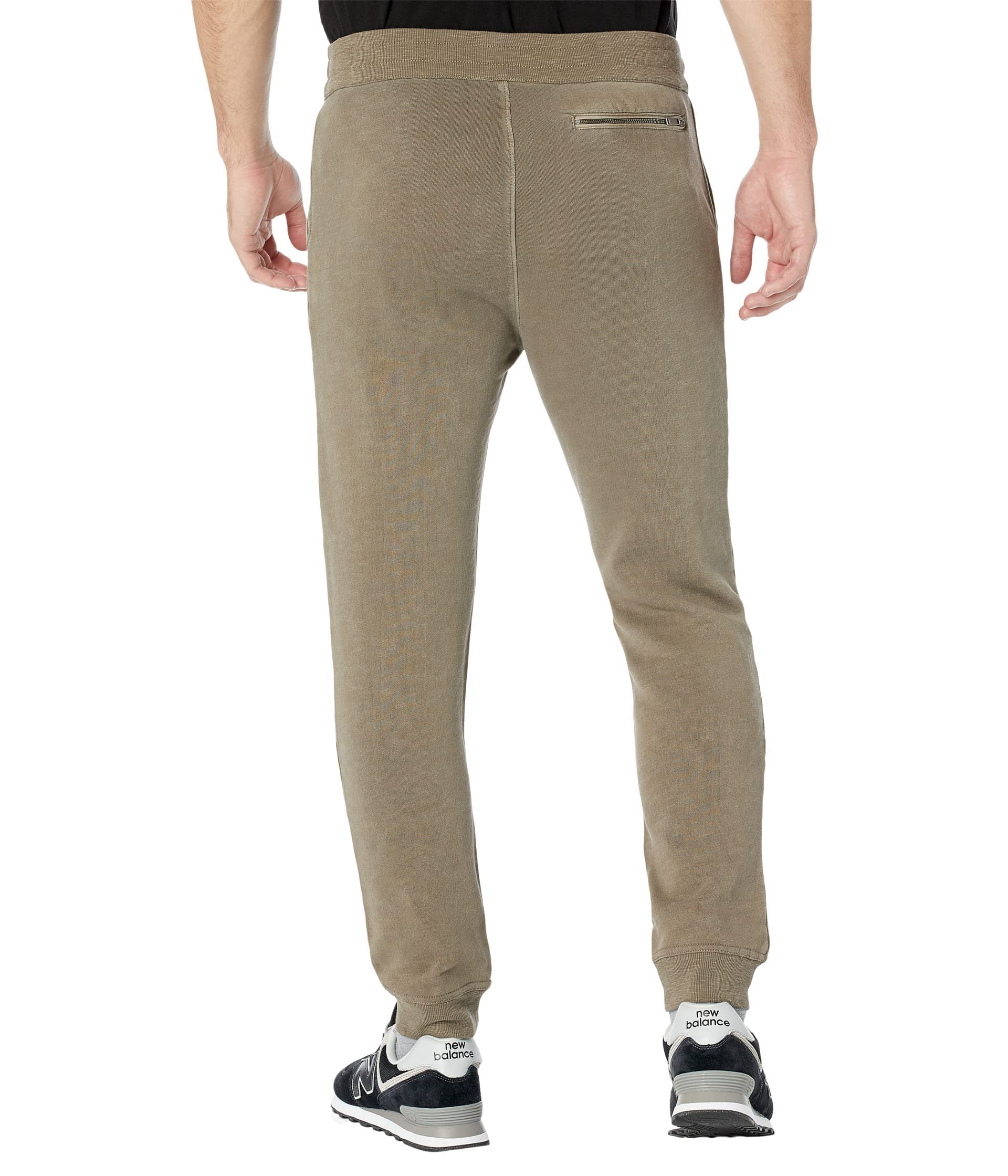 John Varvatos Men's Melba Pigment Dye French Terry Pants - Comfortable Casual Lounge Pants for Men | Perfect for Home, Travel & Relaxation