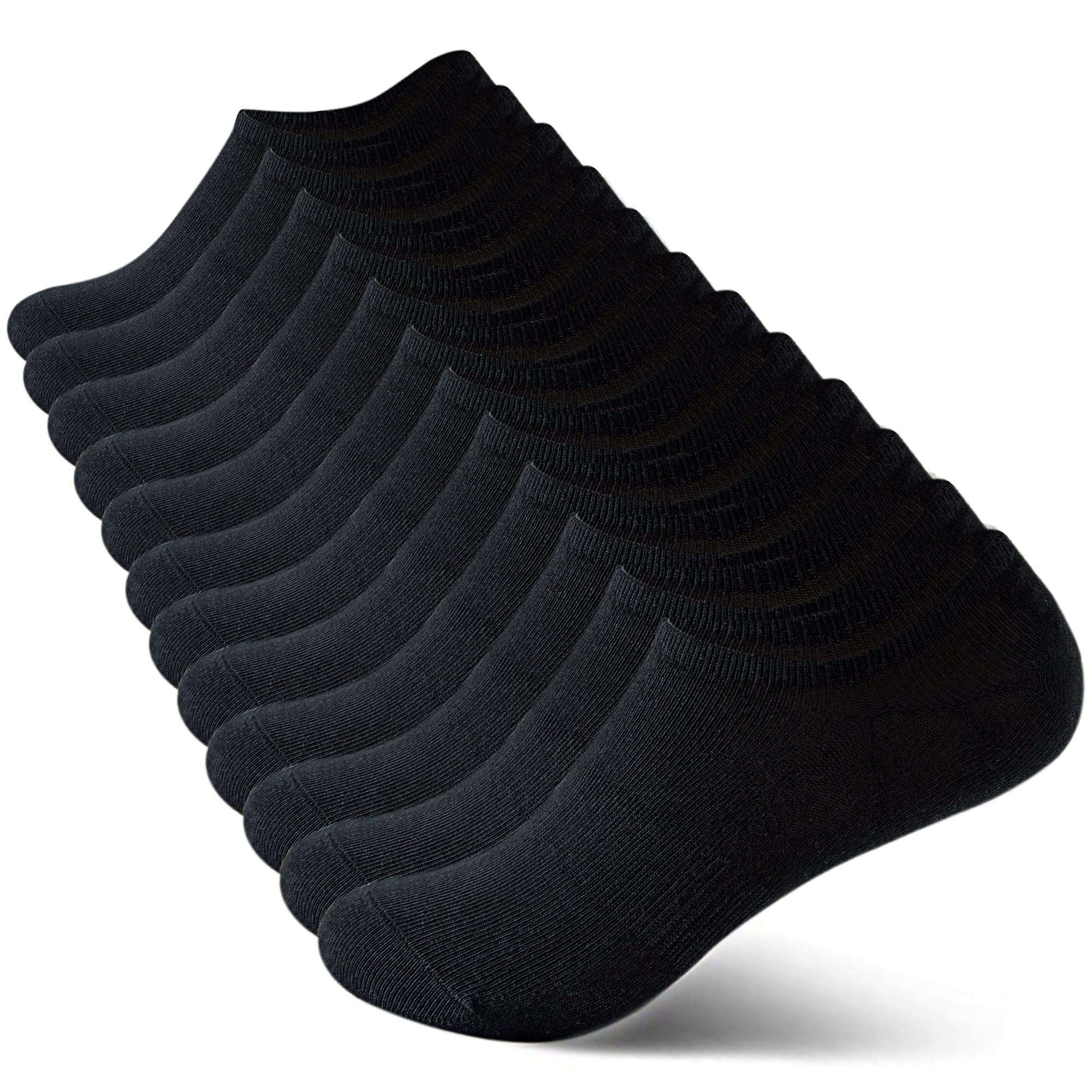 No Show Socks for Women - 6 Pairs Low Cut Invisible Liner Non-Slip Athletic Boat Socks - Perfect for Running, Sneakers & Casual Wear