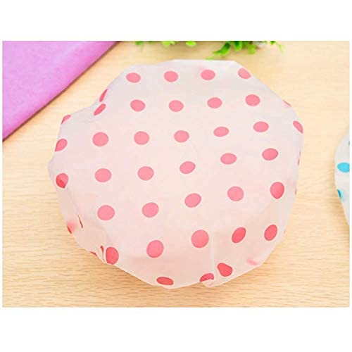 3-Pack Waterproof Reusable Shower Caps for Women, Men & Kids - Soft Elastic Hair Protection for Bathing, Swimming, Spa & Salon Use - Multicolor (Perfect for Home, Travel & Hair Treatments)