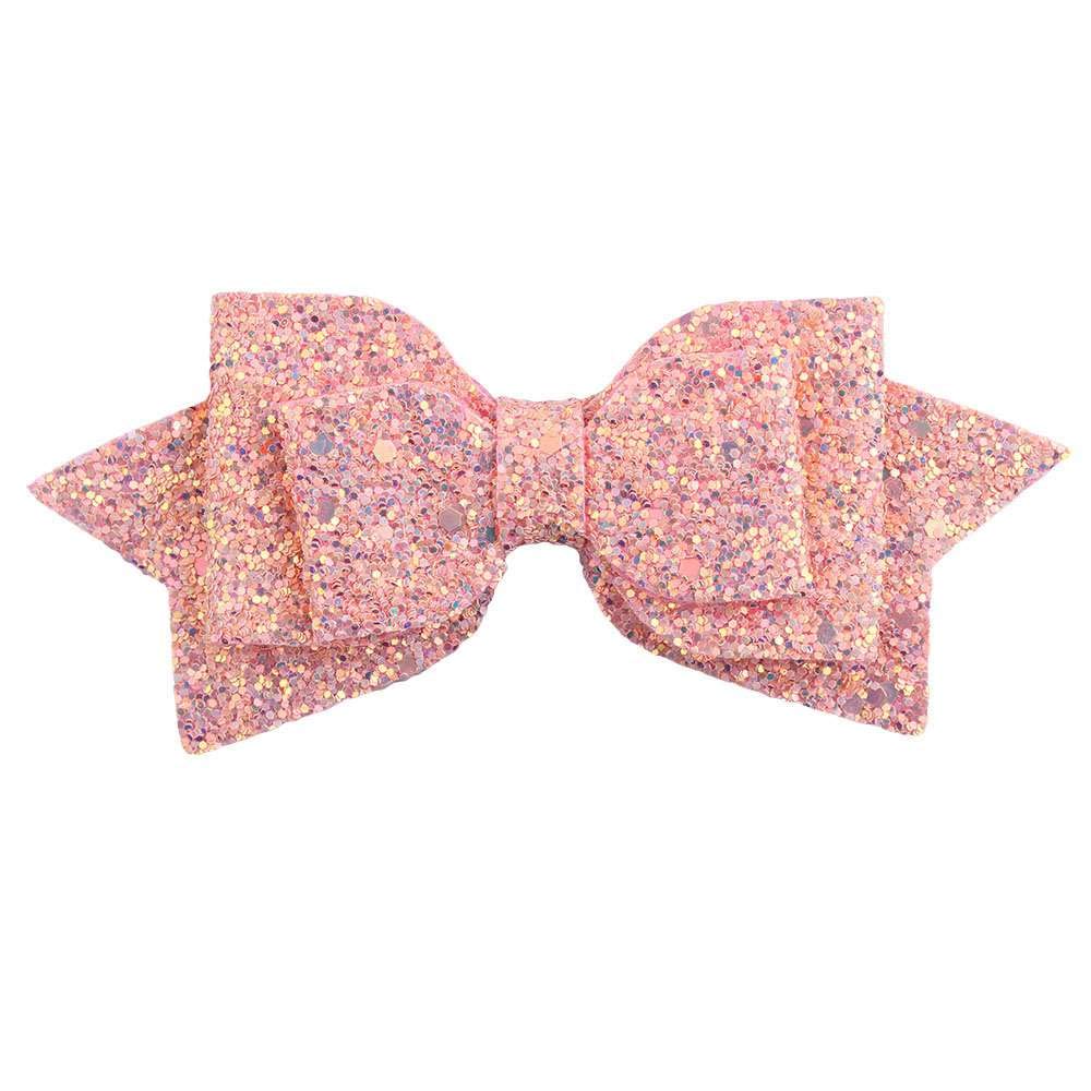 DCUTERQ Glitter Alligator Hair Clips for Baby Girls - Cute Barrettes & Hair Bows for Toddlers & Kids - Perfect for Parties, Photos & Daily Hair Accessories