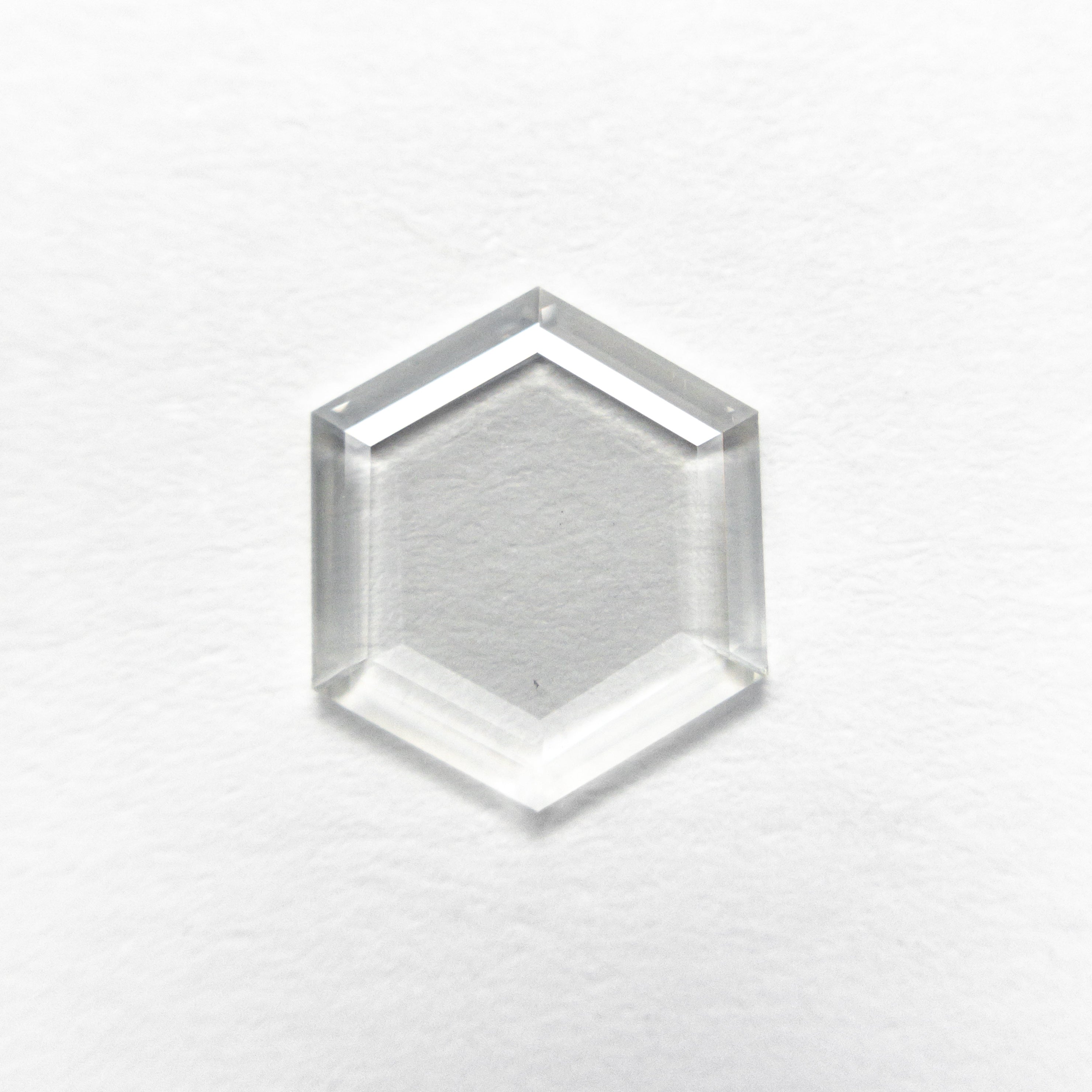 0.70ct Hexagon Portrait Cut Diamond - 8.57x7.44x1.00mm SI1 K Color - Ideal for Engagement Rings & Fine Jewelry
