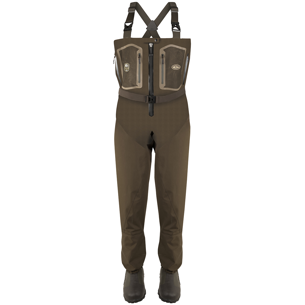 Guardian Elite Front Zip Insulated Wader with Sewn-in Liner - Waterproof Fishing Waders for Men & Women - Perfect for Fly Fishing, Duck Hunting & Outdoor Adventures
