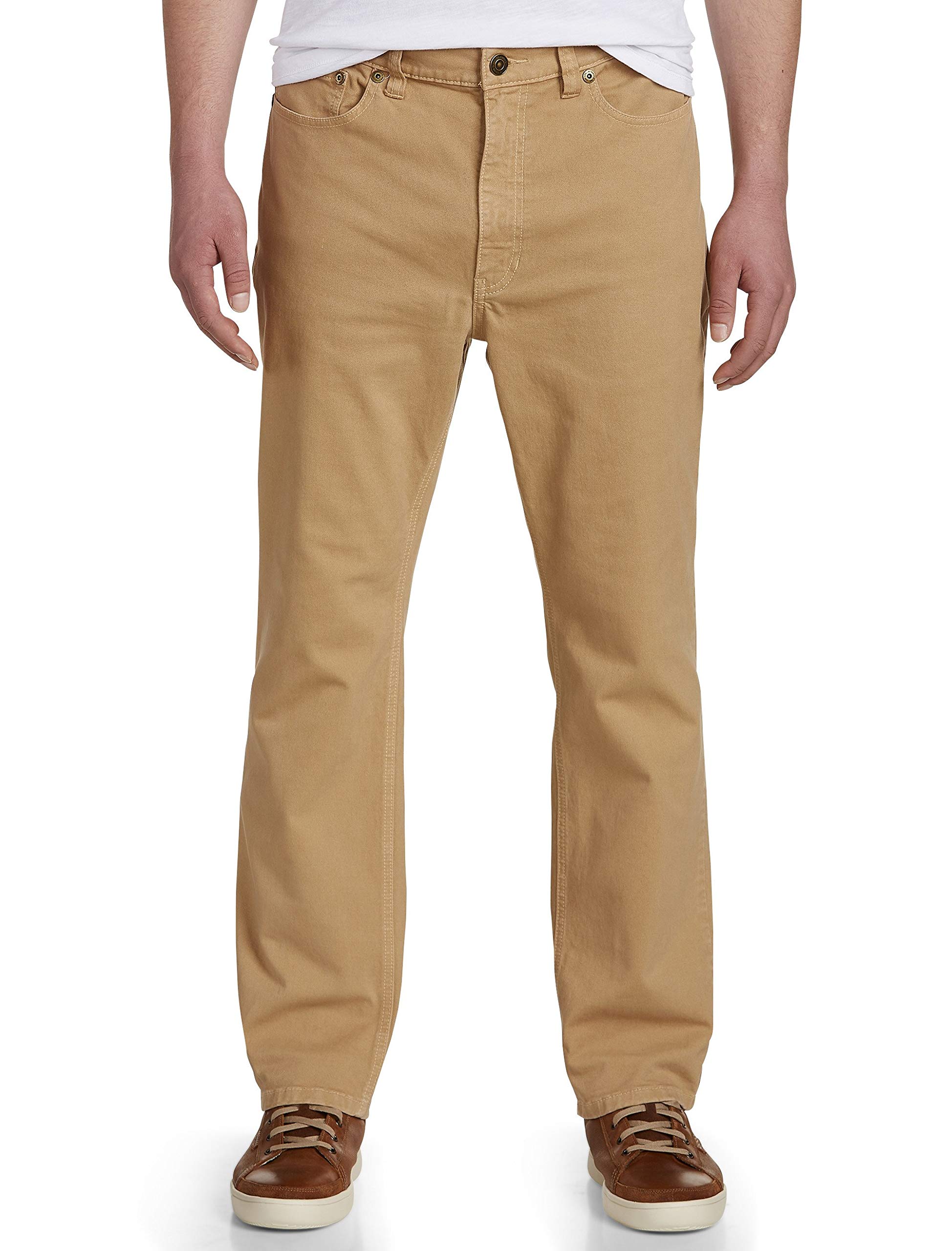 DXL Big and Tall Garment-Dyed Casual Pants for Men | True Nation Collection | Comfortable & Stylish for Work, Travel & Everyday Wear