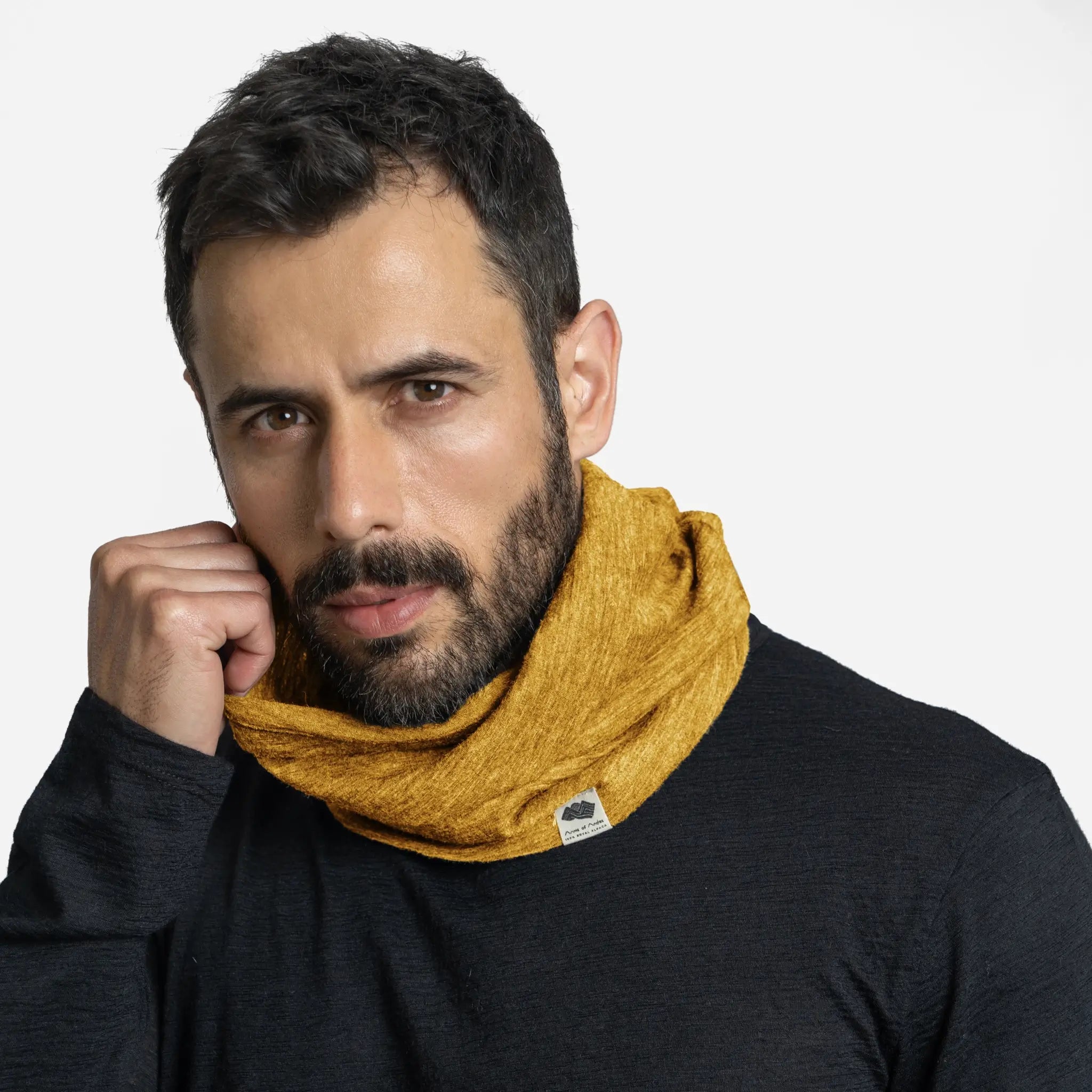 Alpaca Wool Neck Gaiter - 160 Ultralight Winter Scarf for Men & Women - Perfect for Skiing, Hiking, and Outdoor Activities