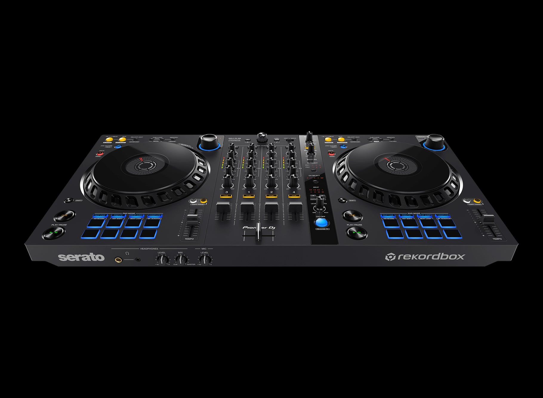 Pioneer DJ DDJ-FLX6 DJ Controller for Serato & rekordbox - Perfect for Home DJing, Clubs & Live Performances