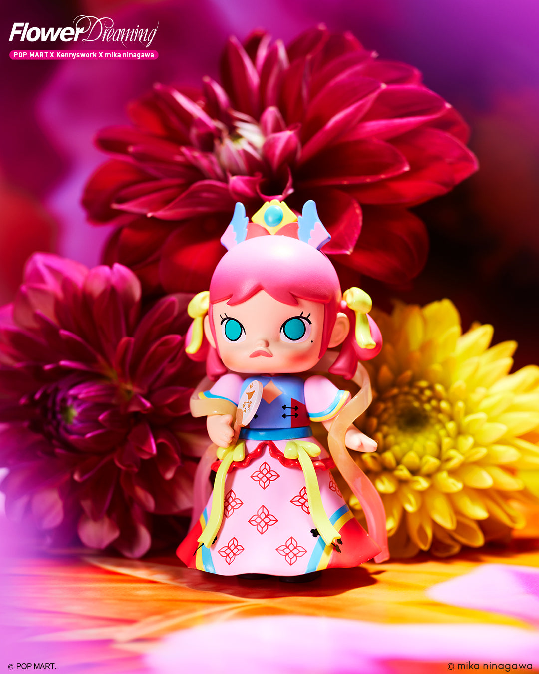 POP MART Molly x Ninagawa Mika Blind Box Collectible Figures - Cute Anime Style Mystery Box for Display & Gifts