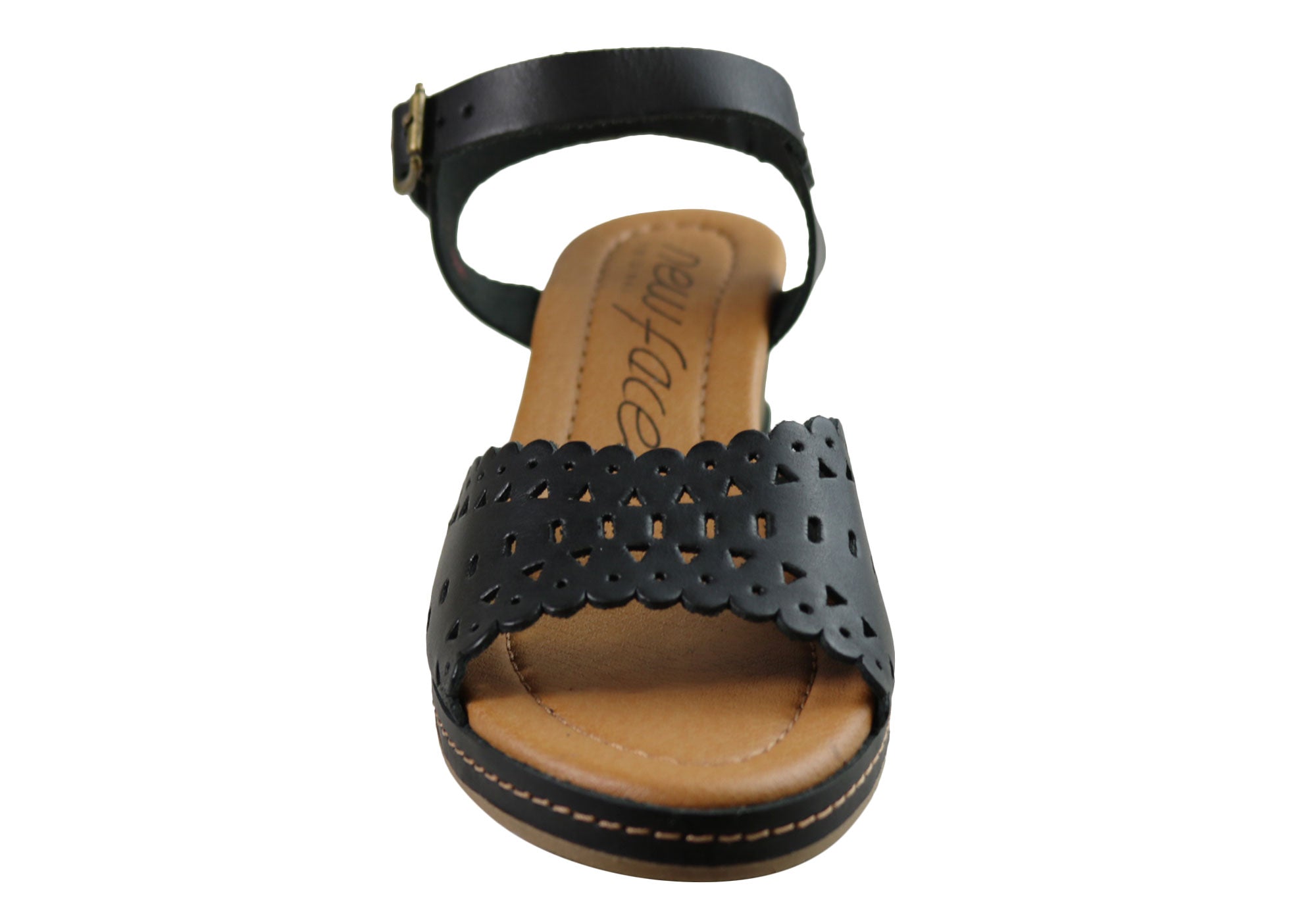 Dorita Women's Leather Wedge Sandals - Handmade in Brazil - Comfortable & Stylish Summer Shoes for Beach, Vacation & Casual Outings