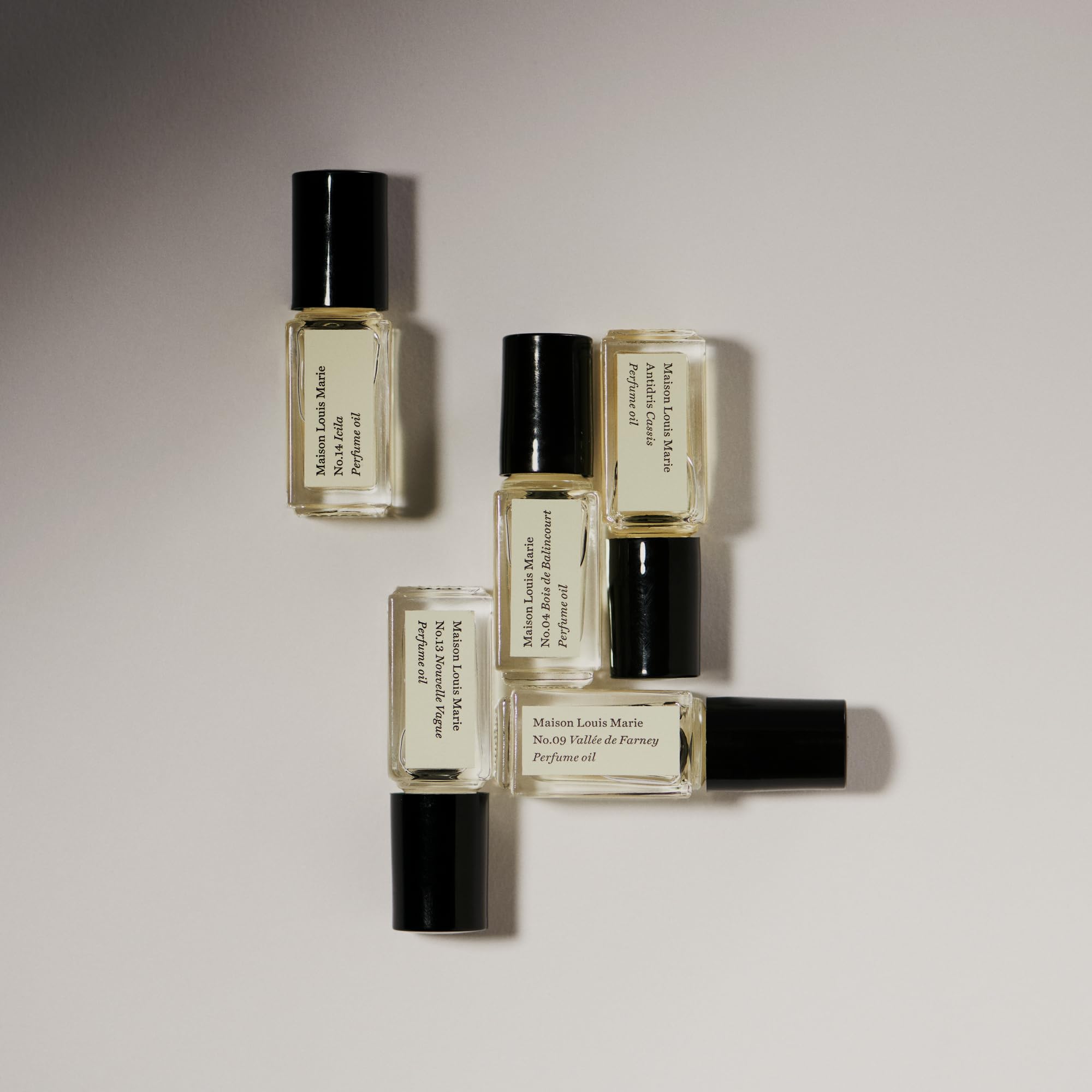 Maison Louis Marie Natural Roll-On Perfume Oil Discovery Set - 5 Piece Luxury Clean Beauty Gift | Non-Toxic Fragrance for Women, Travel & Everyday Wear
