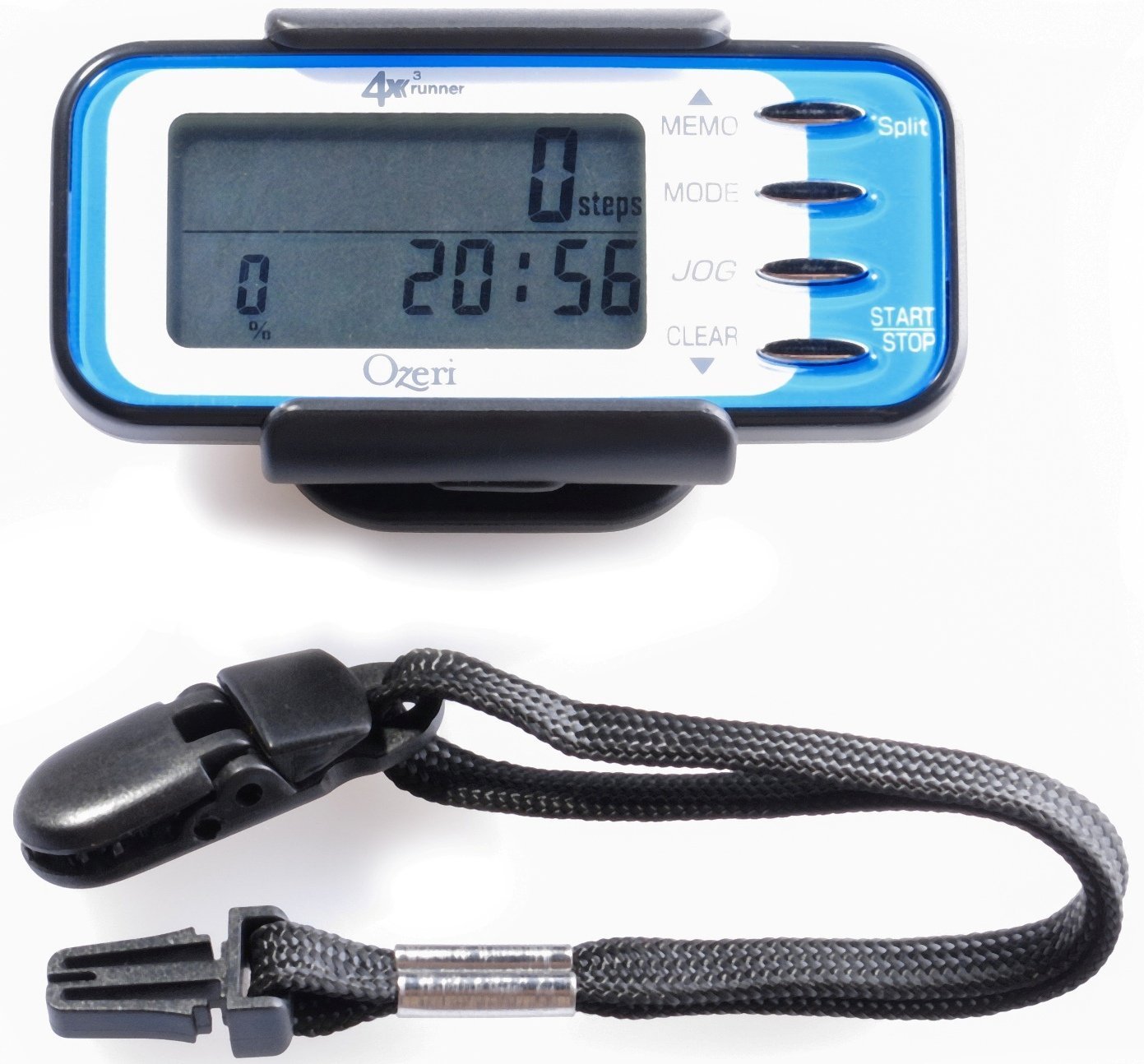 Ozeri 3D Pedometer - Dual Mode Activity Tracker for Walking & Running - Fitness & Sports