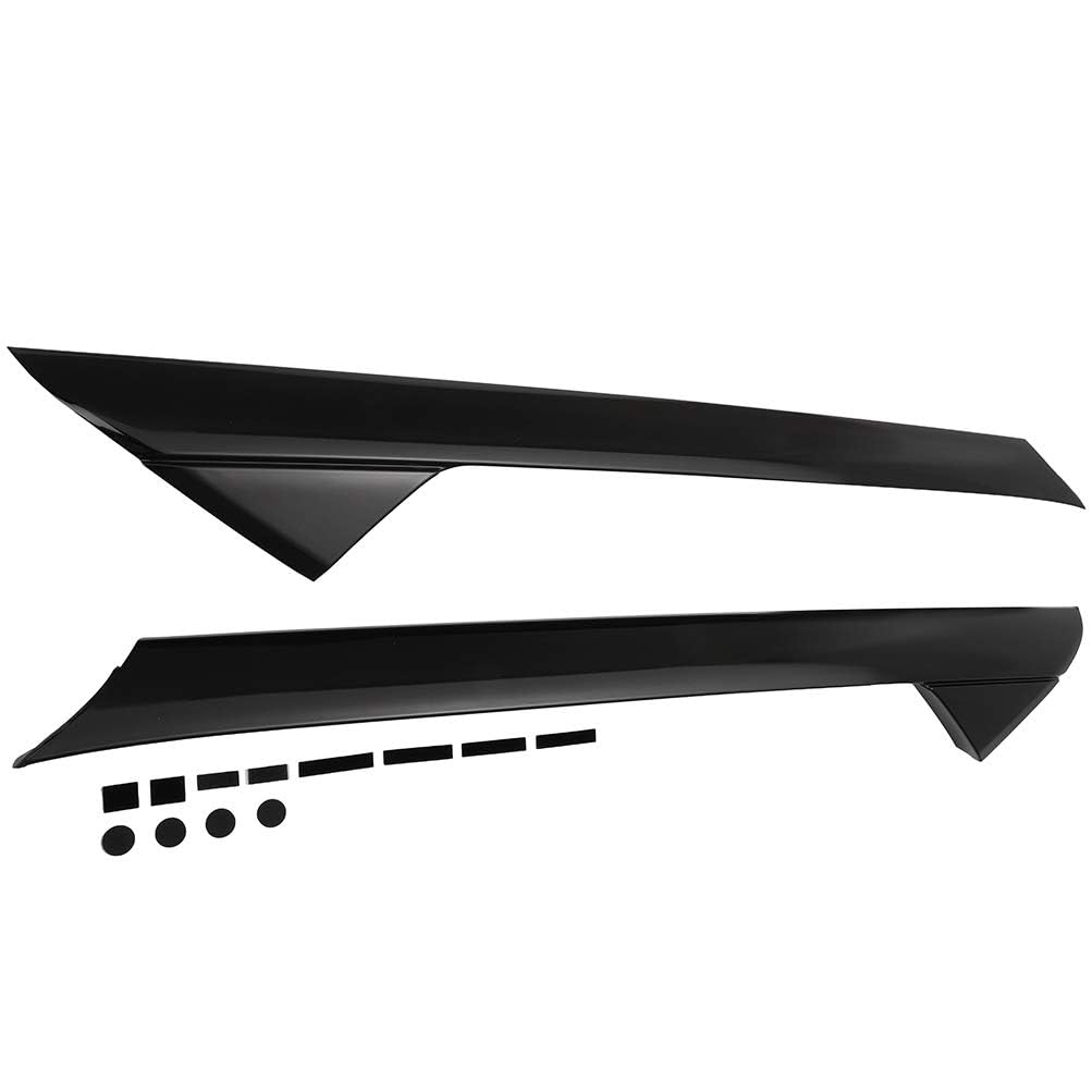 SCITOO Front Windshield Outer Trim A-Pillar for 2011-2019 Ford Explorer 4-Door SUV - Glossy Black Left & Right Replacement (OE# BB5Z-7803145-AA/BB5Z-7803137-AB) - Perfect for Weather Protection & Enhanced Vehicle Appearance