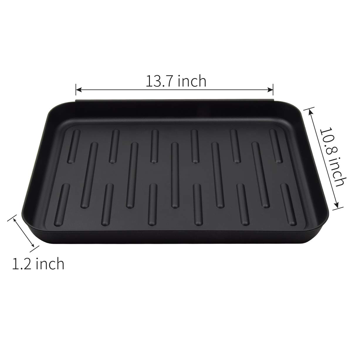 Premium Pet Food Tray Set of 2 - Non-Slip Waterproof Dog & Cat Feeding Mat - Spill-Proof Pet Bowl Mat for Messy Eaters - Also Works as Shoe Tray & Boot Tray - Perfect for Kitchen, Laundry Room & Pet Feeding Areas