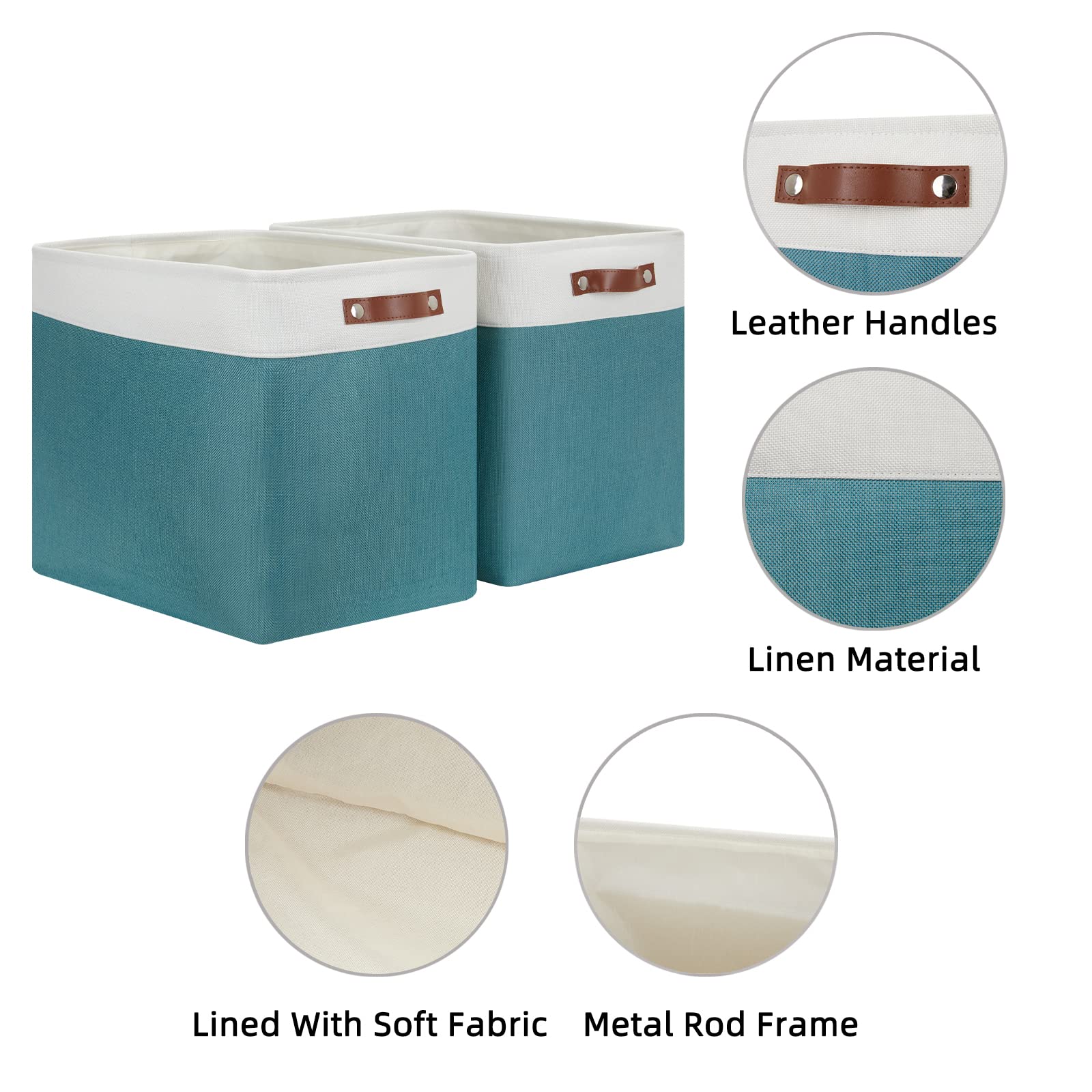 Collapsible Linen Storage Basket - 17x12x15