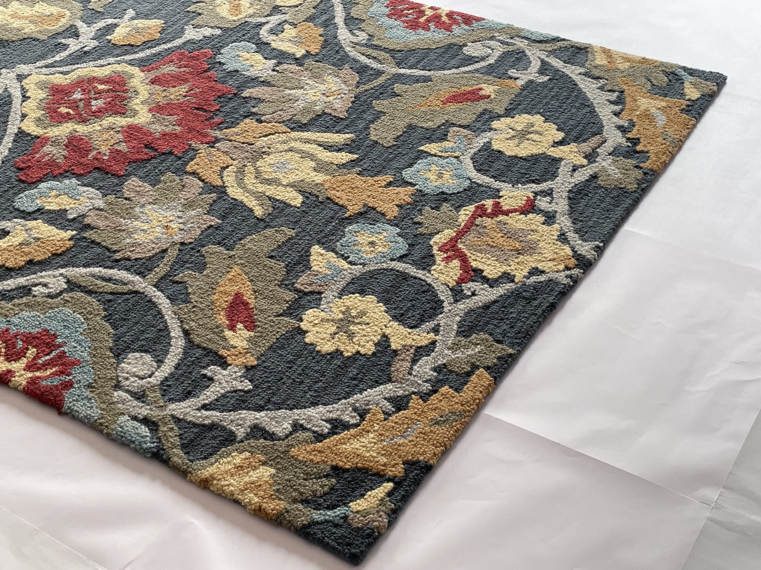 Hand Tufted Area Rug 9x12 - Soft & Durable for Living Room, Bedroom, Home Decor - Perfect for Cozy Spaces & Modern Interior Design