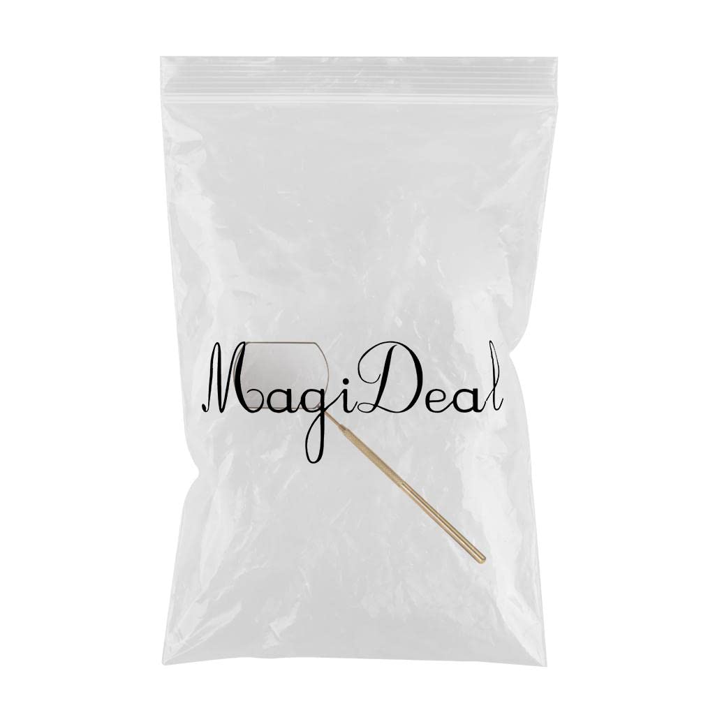 Professional Stainless Steel Mirror for Eyelash Extension Application - Golden Finish | Perfect for Lash Artists, Beauty Salons & Home Use